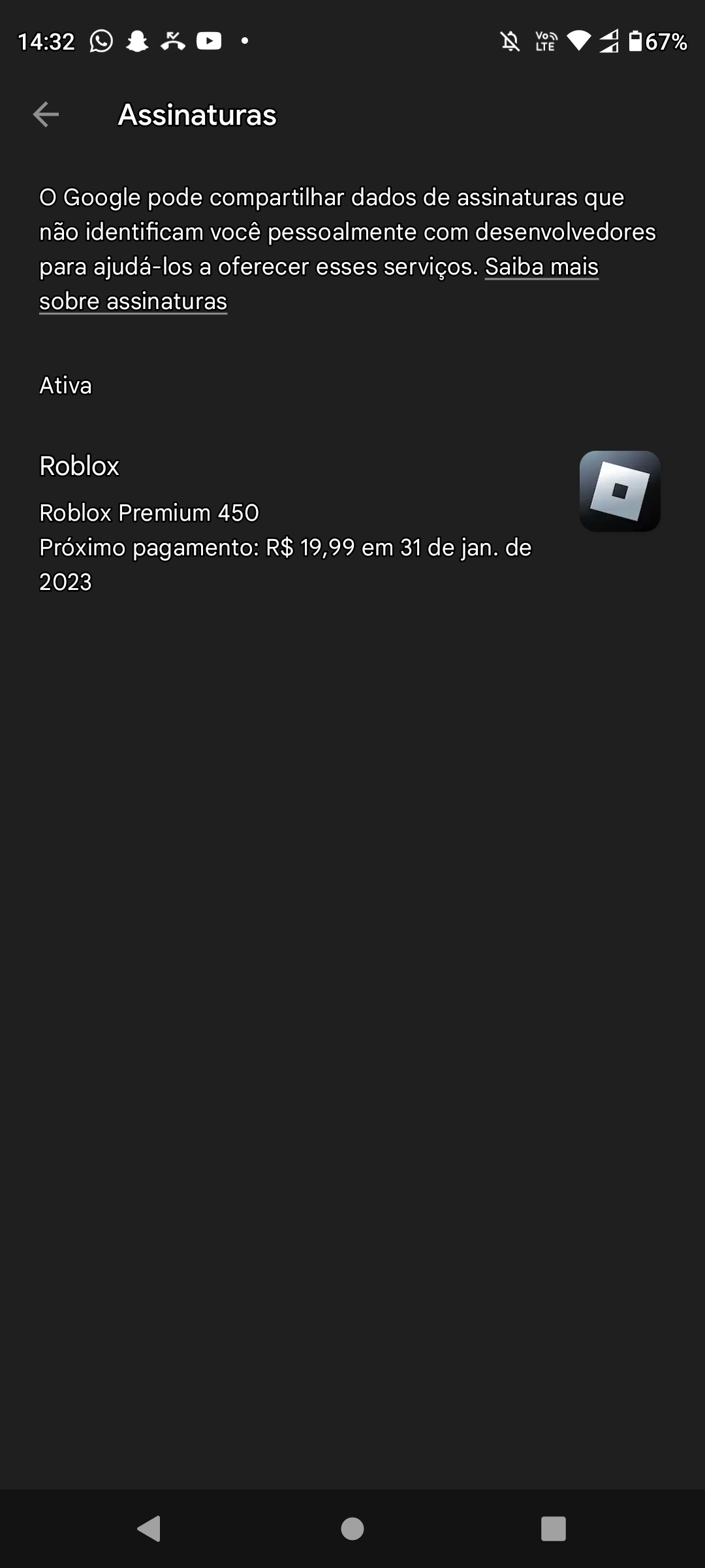 Erro na compra de robux roblox - Comunidade Google Play