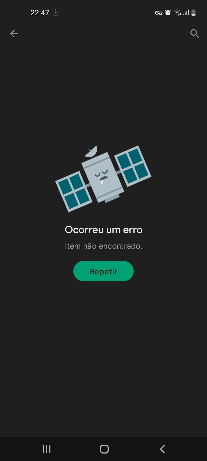 Não é possível fazer login em jogos pelo Google play games para