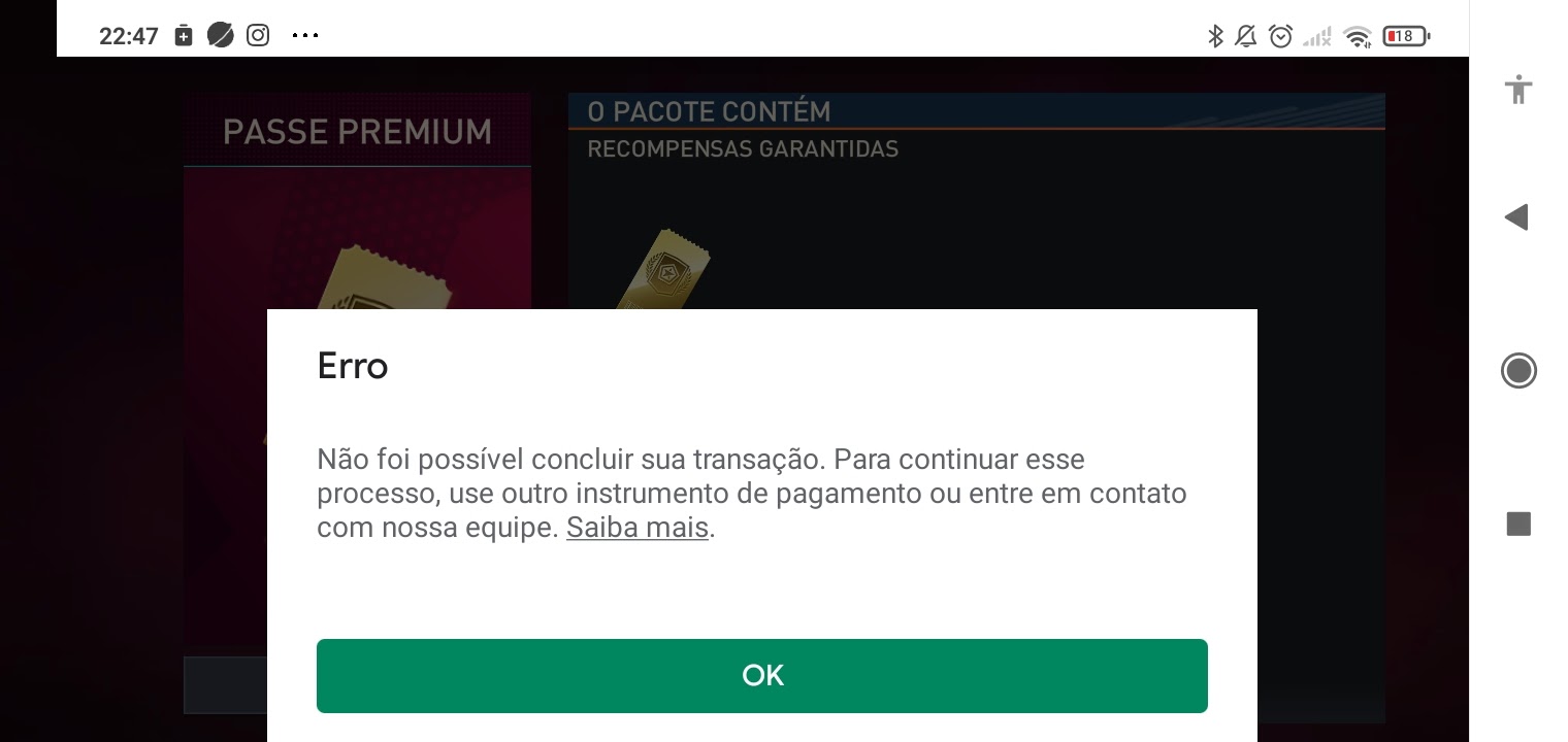 Quero comprar o passe do meu jogo. - Comunidade Google Play