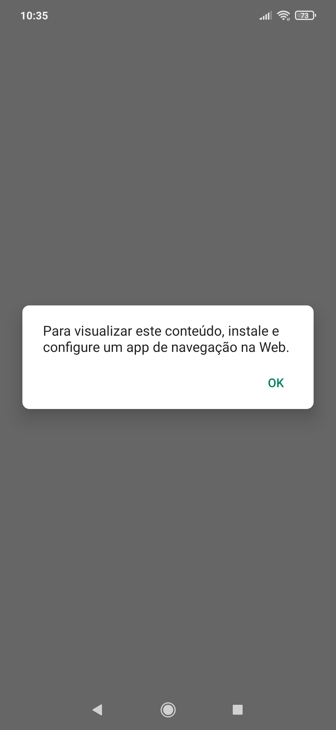 Erro em abrir links? - Comunidade Google Play