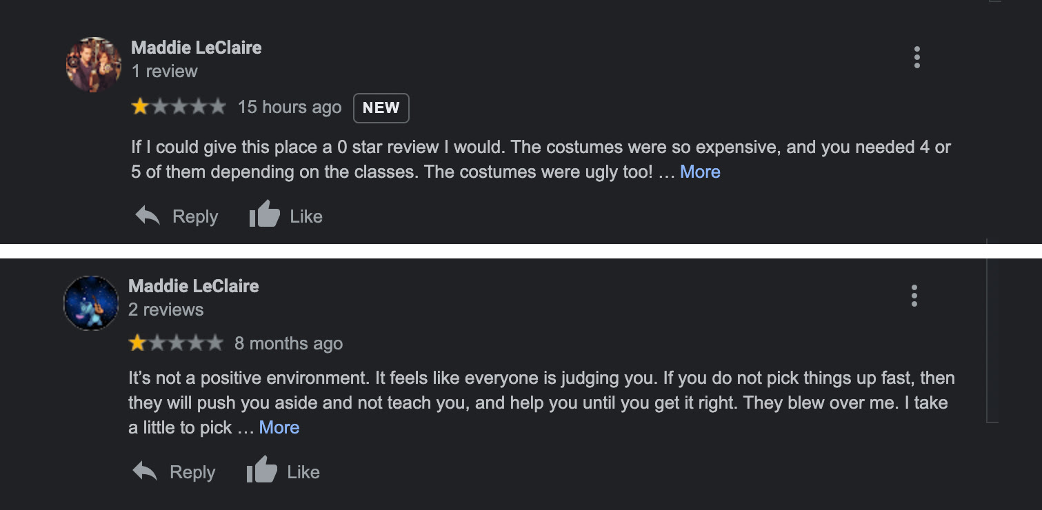 Same person (on different Google accounts) leaving multiple 1-star reviews  within the past year - Google Business Profile Community