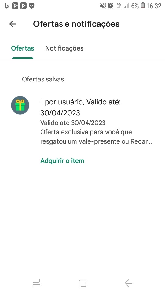 Não consigo resgatar o vale presente o que faço? - Comunidade Google Play