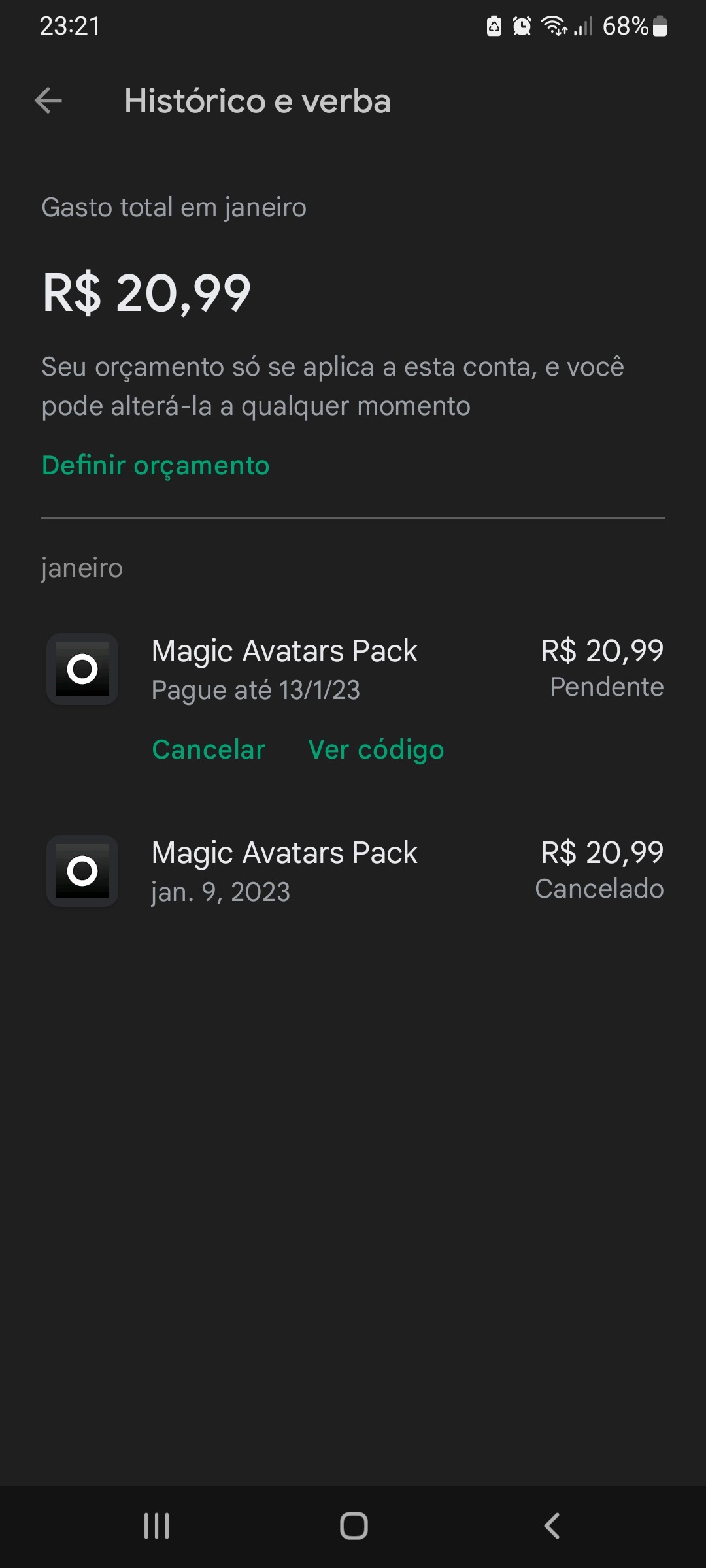 A minha assinatura não deu certo, quero meu reembolso de volta. -  Comunidade Google Play