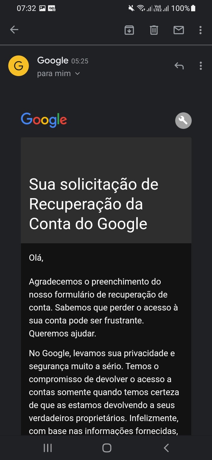 Não consigo fazer login na minha conta - Comunidade Conta do Google