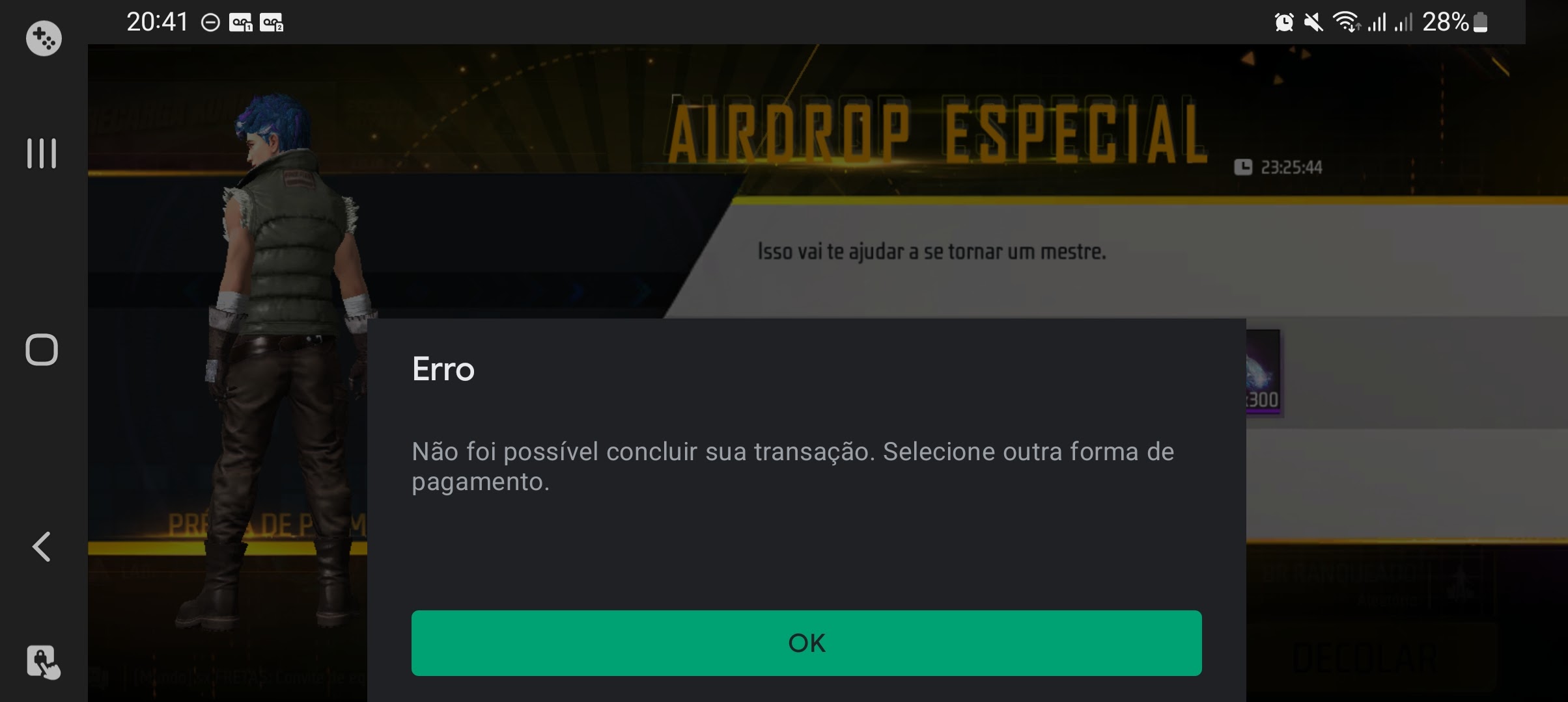 Estou tento problema pra fazer uma comprar no free fire - Comunidade Google  Play