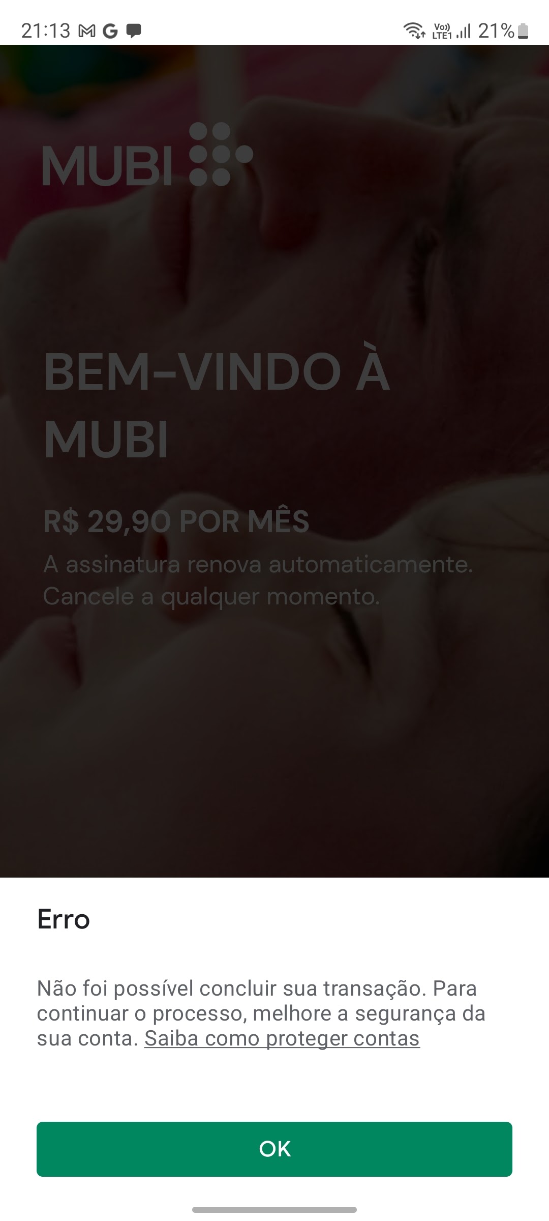 Não consigo achar uma assinatura de um aplicativo comprei do Google Play -  Comunidade Google Play