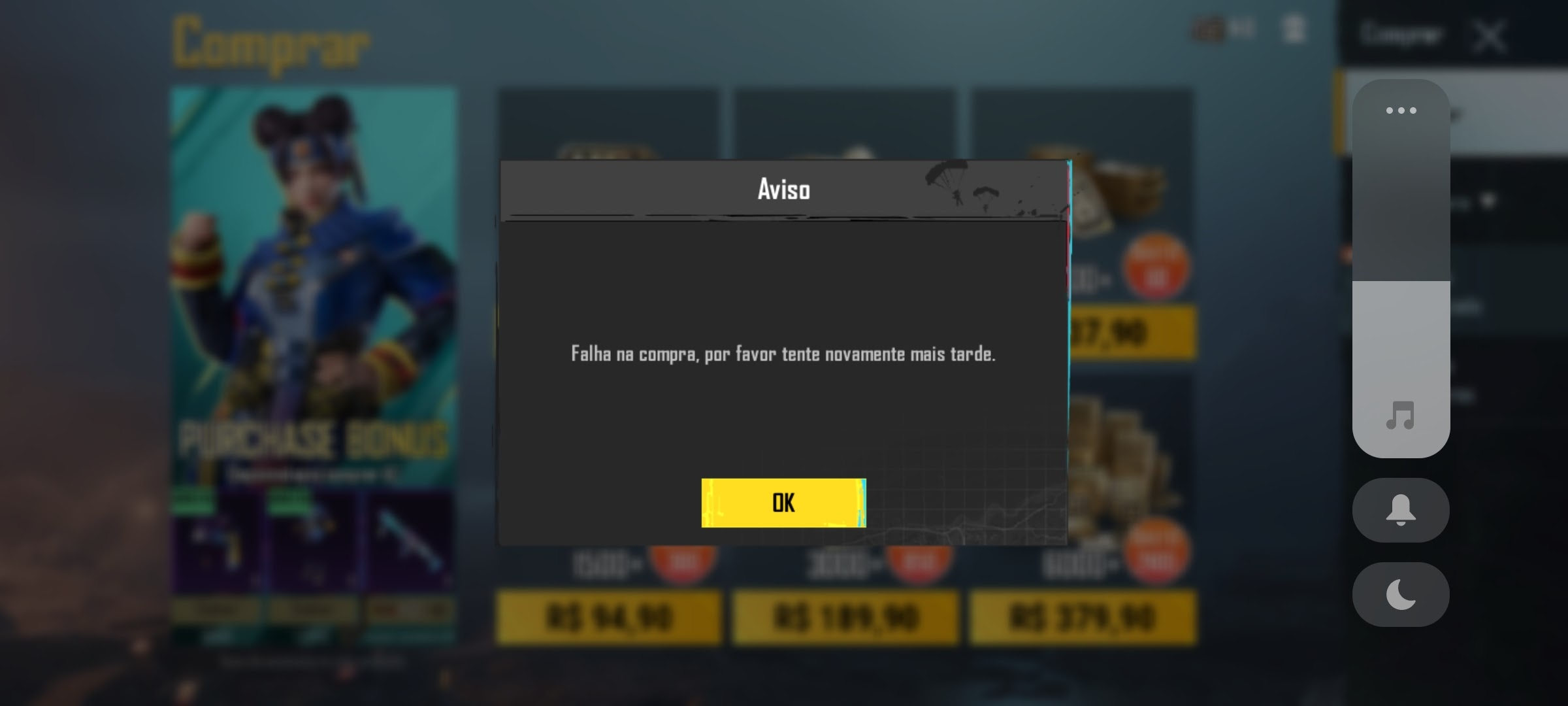 FALHA NA RECARGA DO FREE FIRE -COMO RESOLVER DO JEITO FÁCIL! 