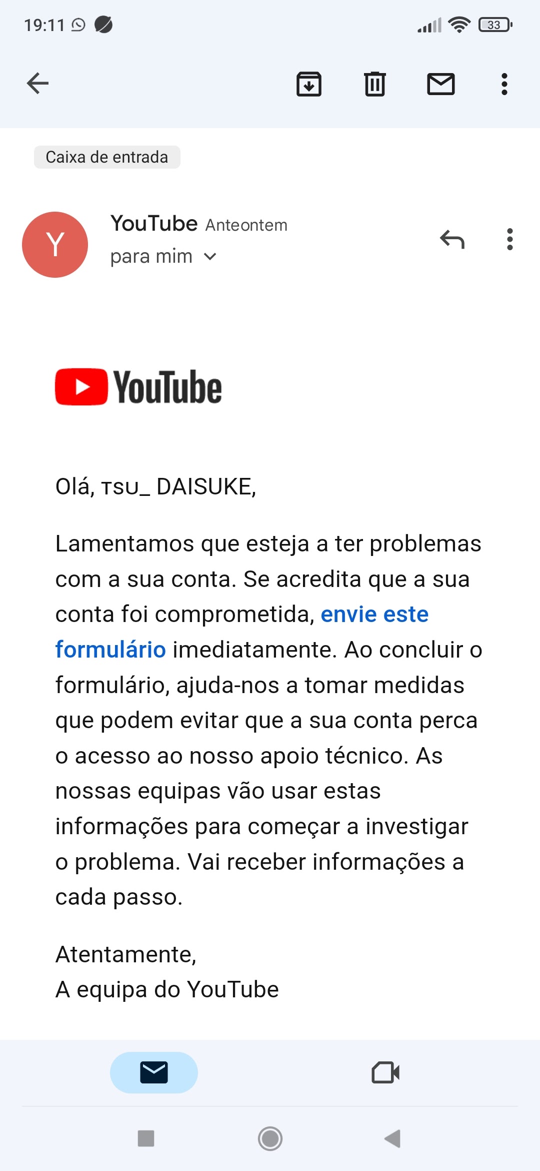 Contendo Conteúdo