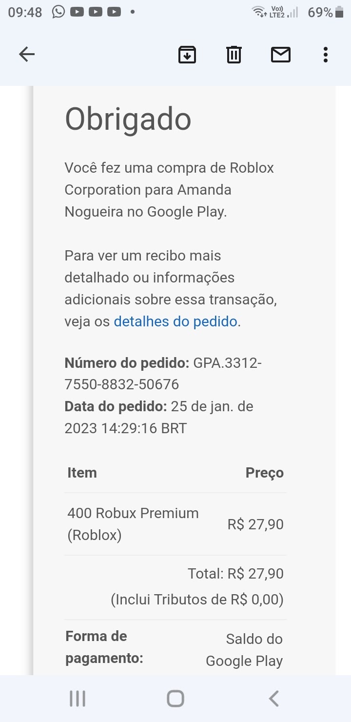 Como entrar em contato com o desenvolvedor do jogo Roblox - Comunidade  Google Play