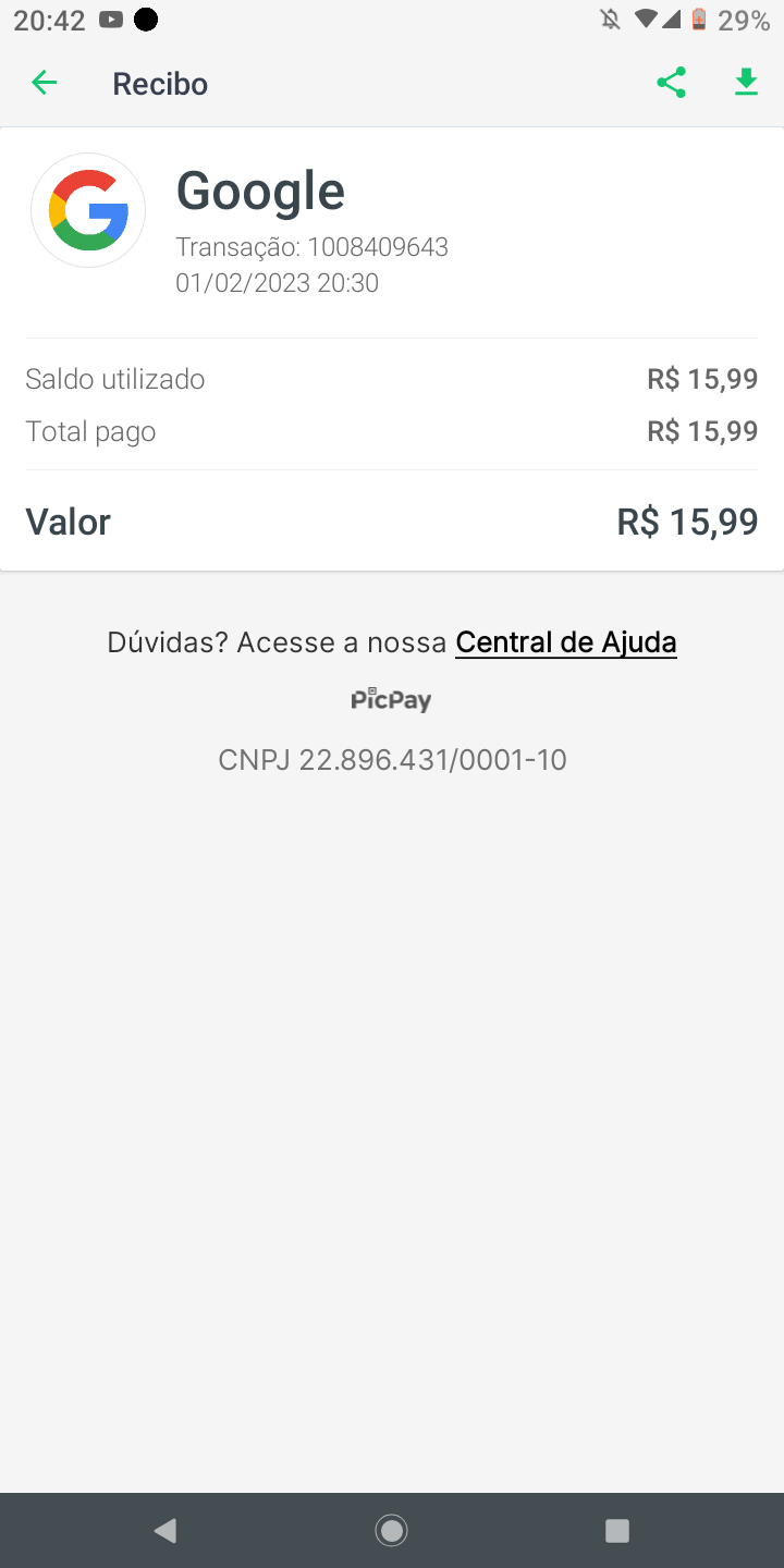 Problema com o pagamento no jogo - Comunidade Google Play