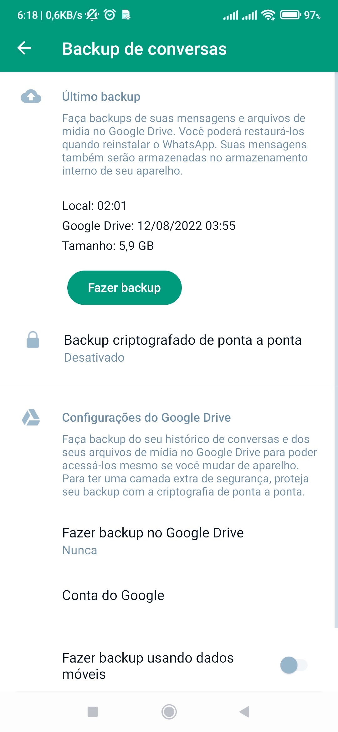 Minhas fts que não fiz backup mas ficou no Google fts pode ser