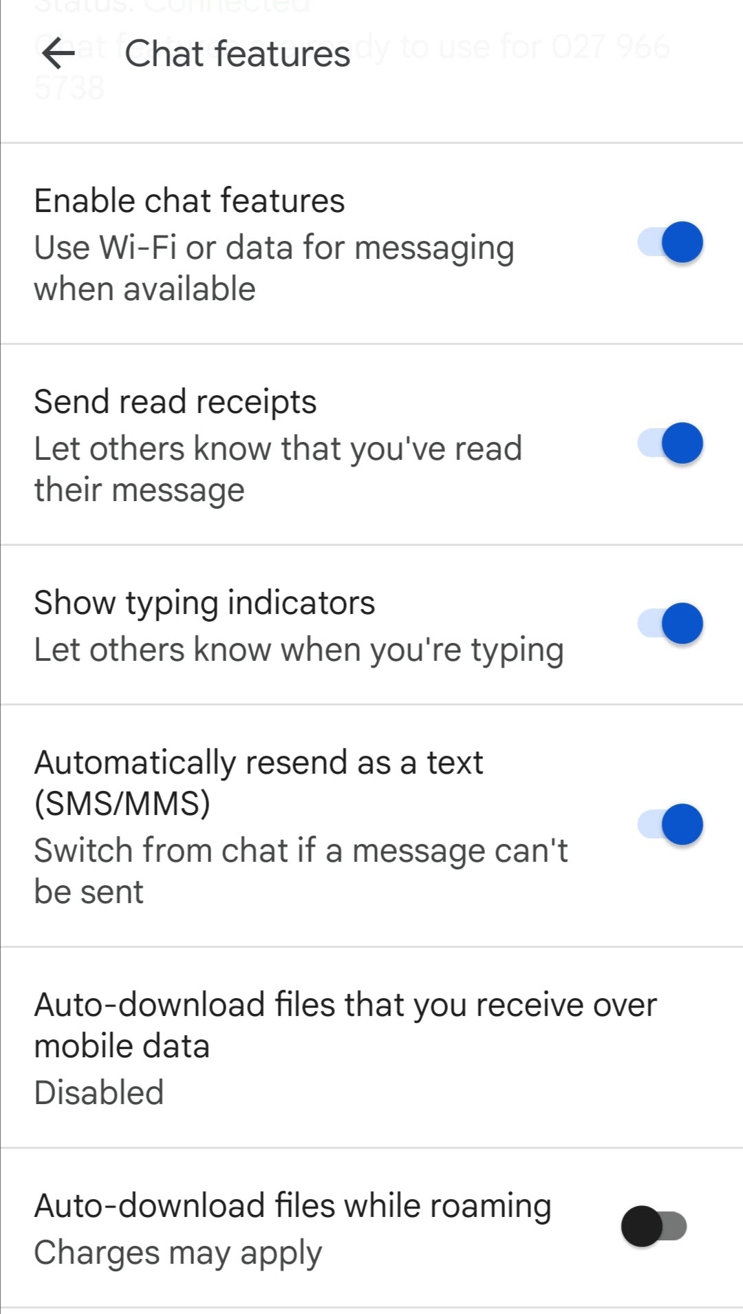 Chat Features - Google Messages Community