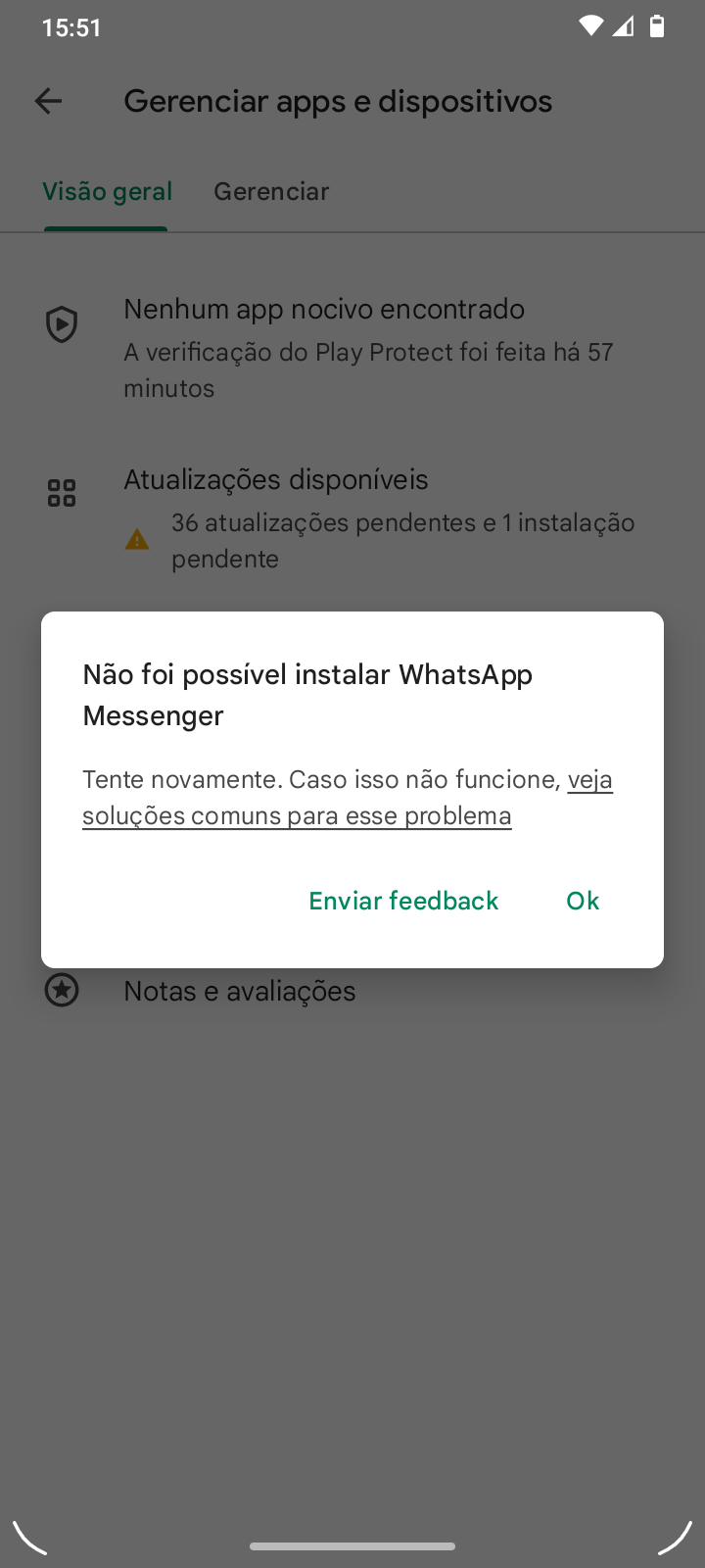 Assinatura não encontrada - Comunidade Google Play