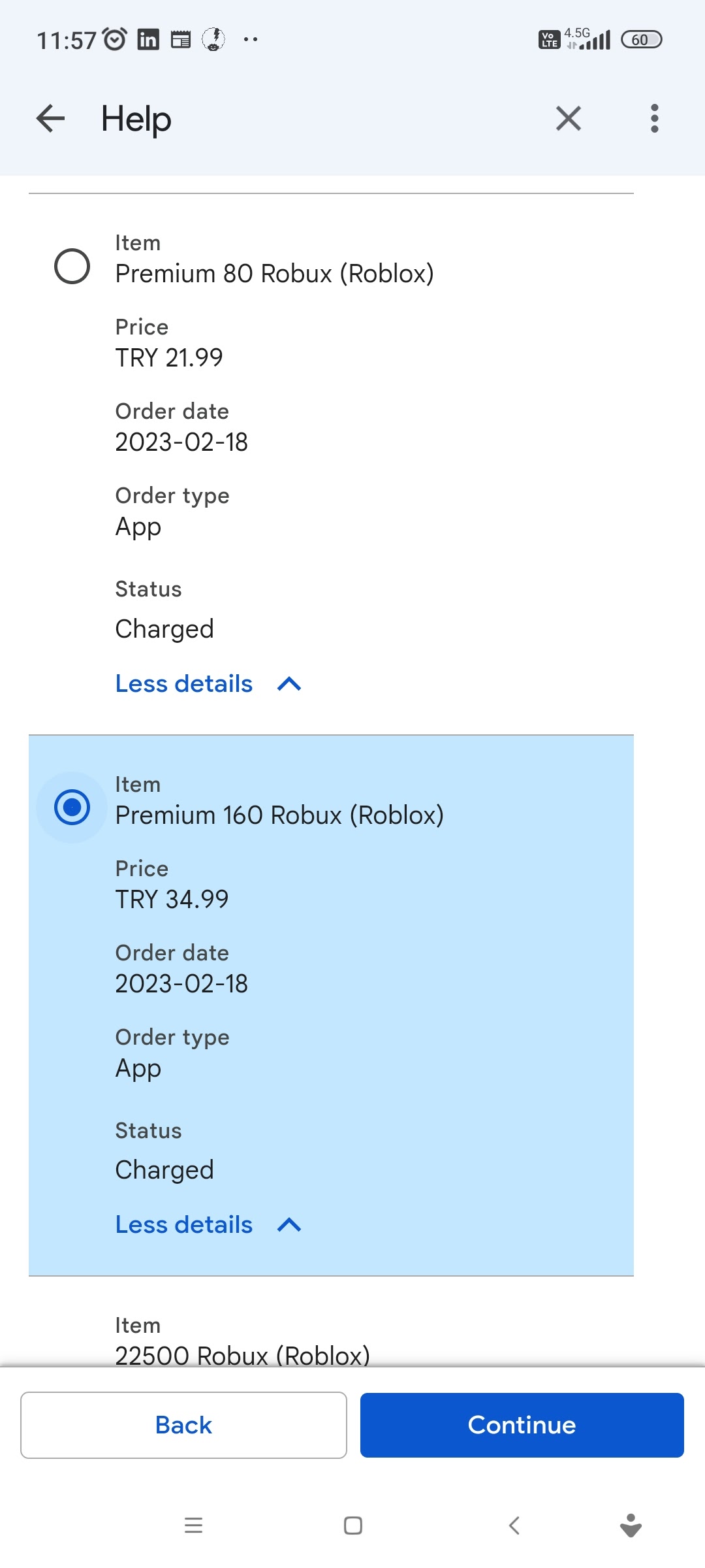 Roblox 22.500 ROBUX [ Leia uma descrição para INFO