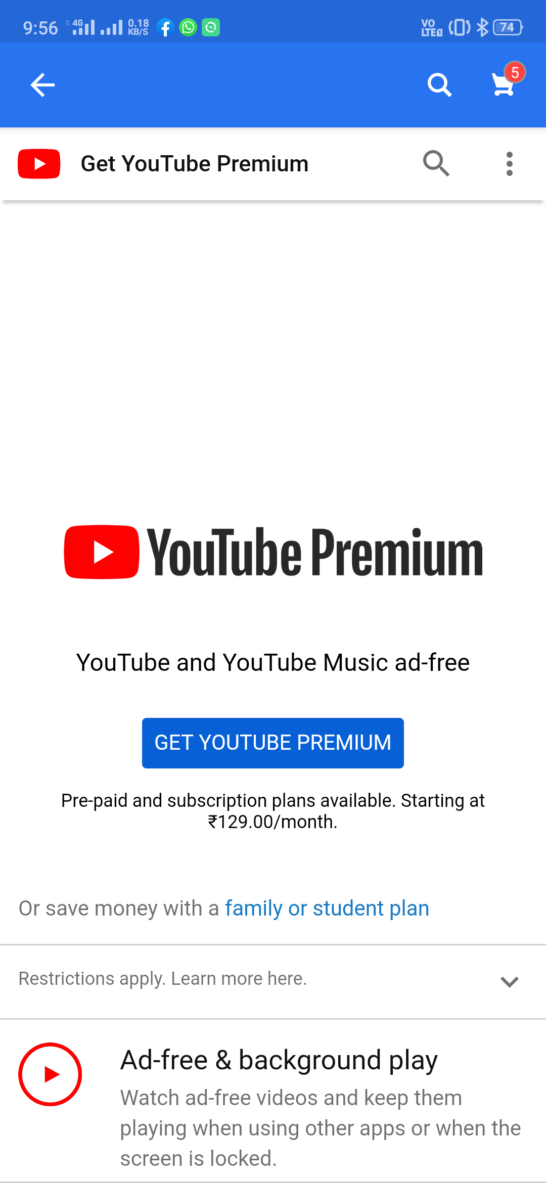 Youtube Premium Promo Code Redeem