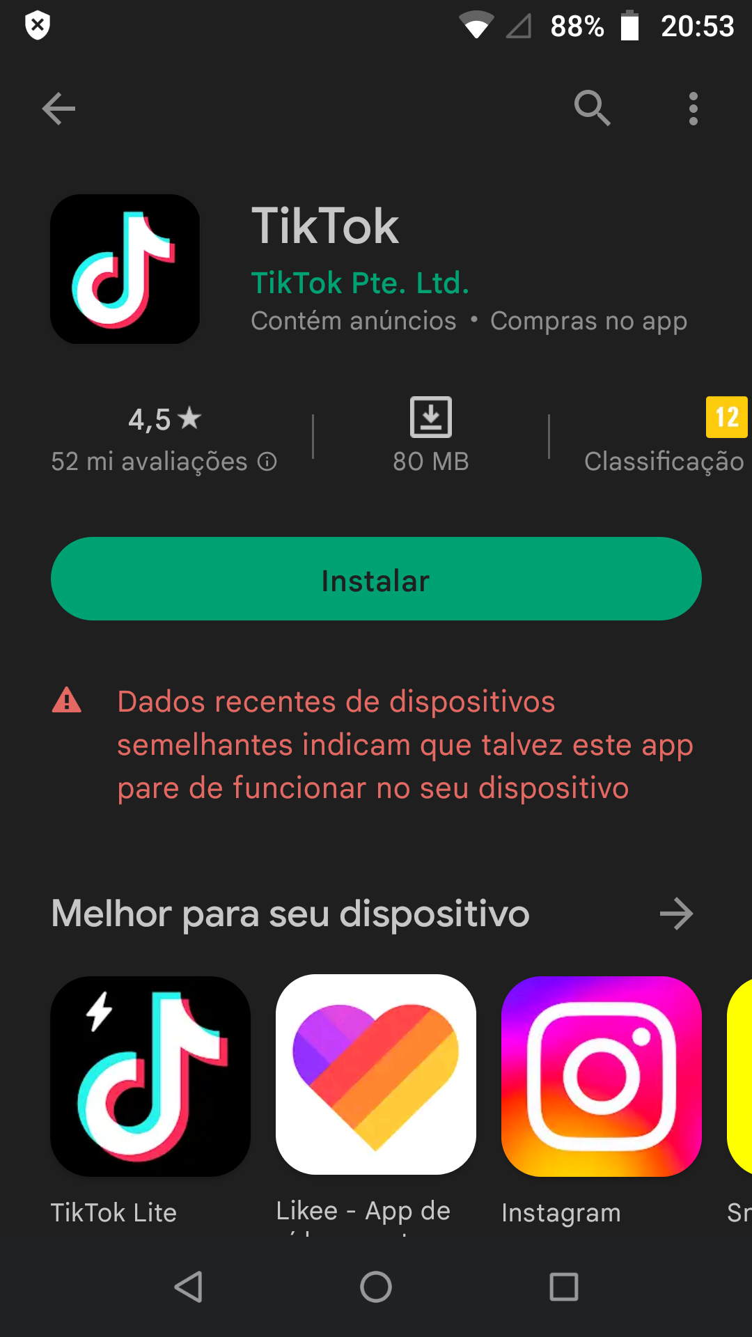 Por que aparece a mensagem seu dispositivo não é compatível() tenho  jogo atual e pega, já esse - Comunidade Google Play