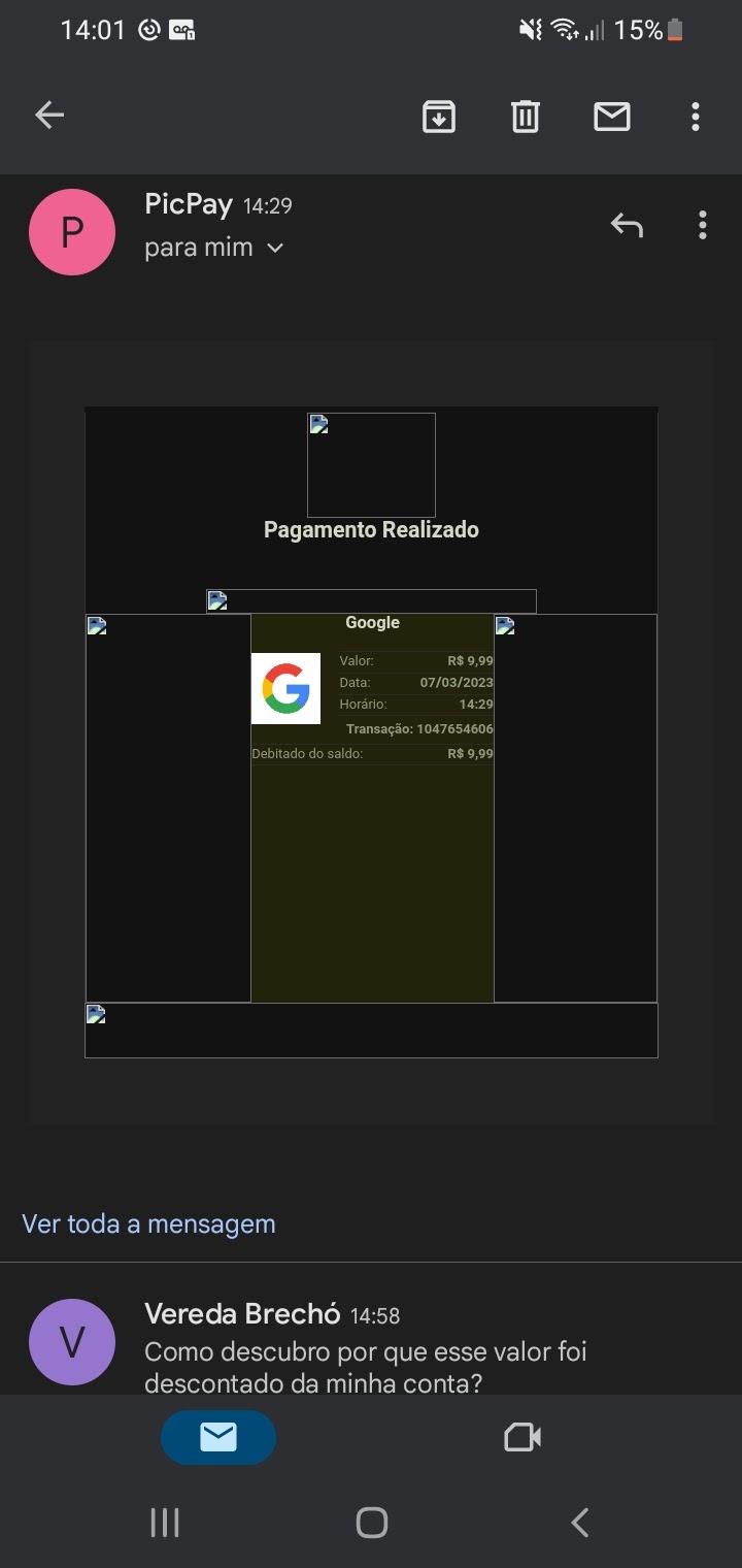 Eu não recebi a posse da minha compra usando o pix - Comunidade Google Play