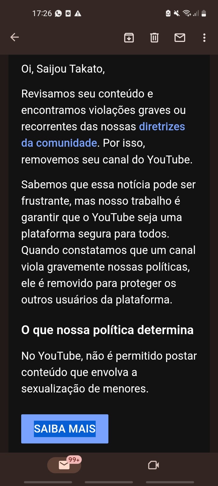 Contendo Conteúdo