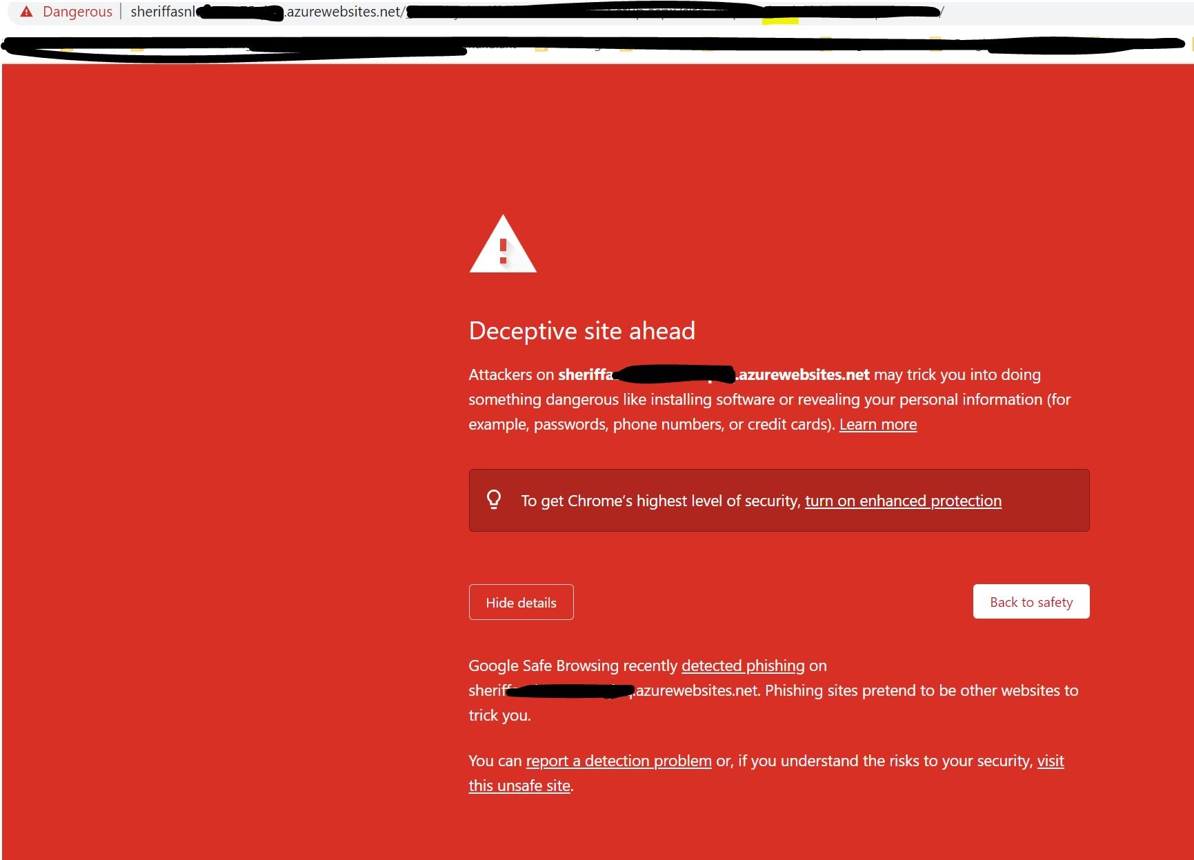 fix deceptive site ahead warning - Google Chrome Community