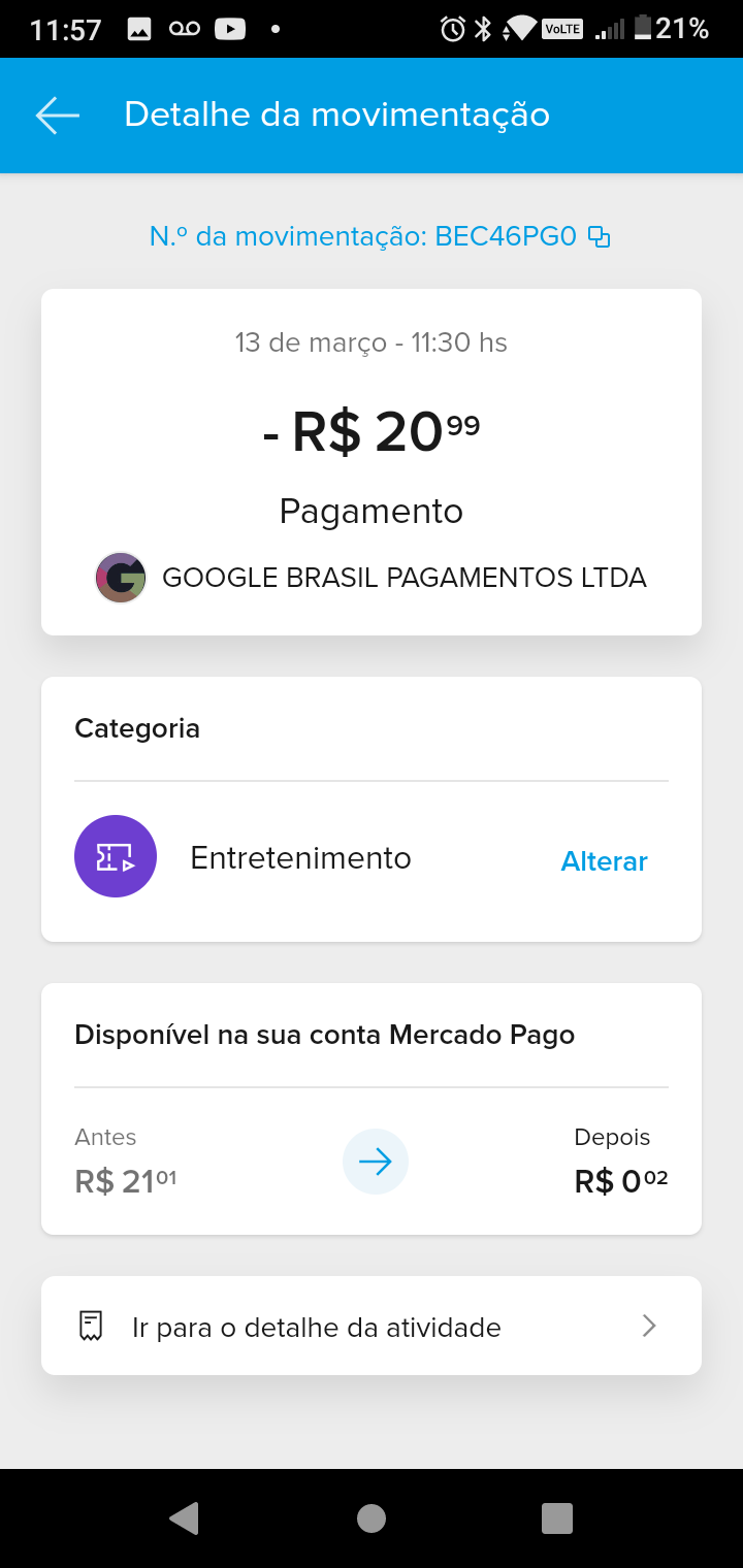 Compra feita de um pacote do jogo, sem confirmação da Google play e sem  dinheiro também - Comunidade Google Play