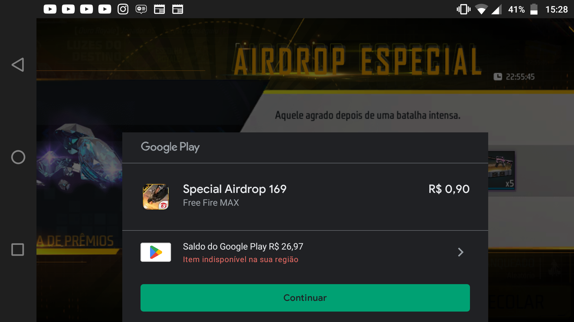 Comprar Gift Card Free Fire Google Play Assinatura Mensal