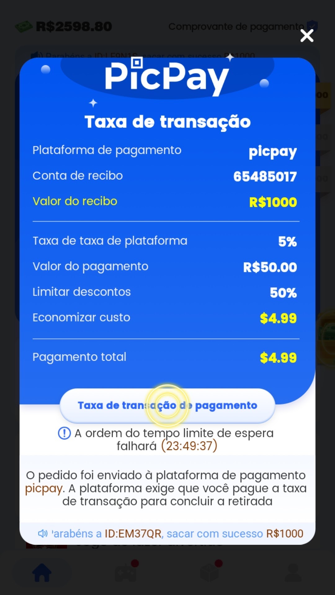 plataforma de jogos 5 reais