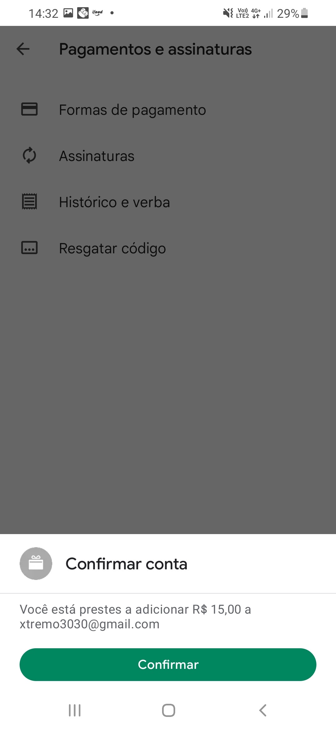 Não consigo ativar meu gift card, COMPREI PELO PICPAY - Comunidade Google  Play