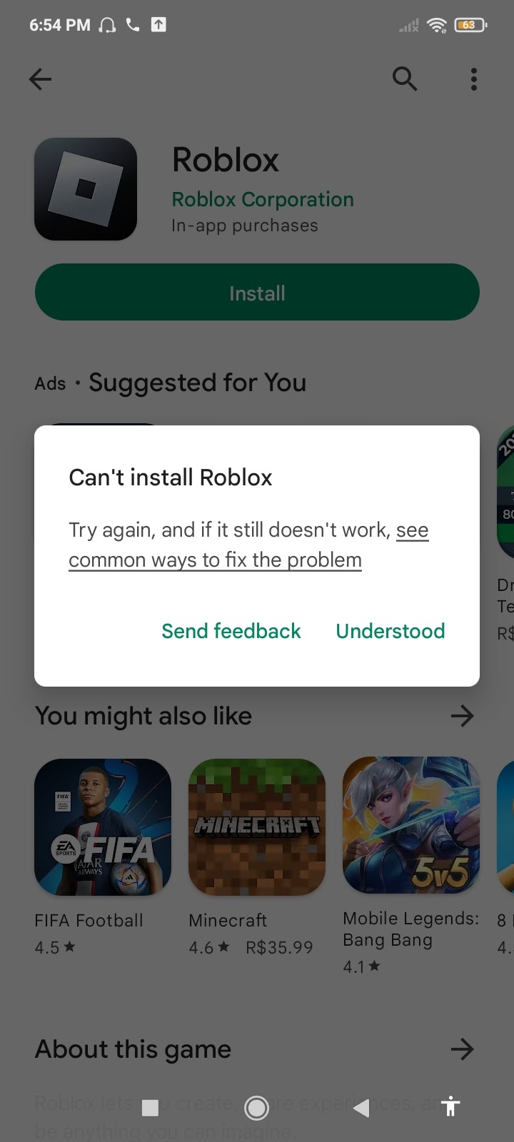 Como que eu po ssa ter meu roblox?? - Comunidade Google Play