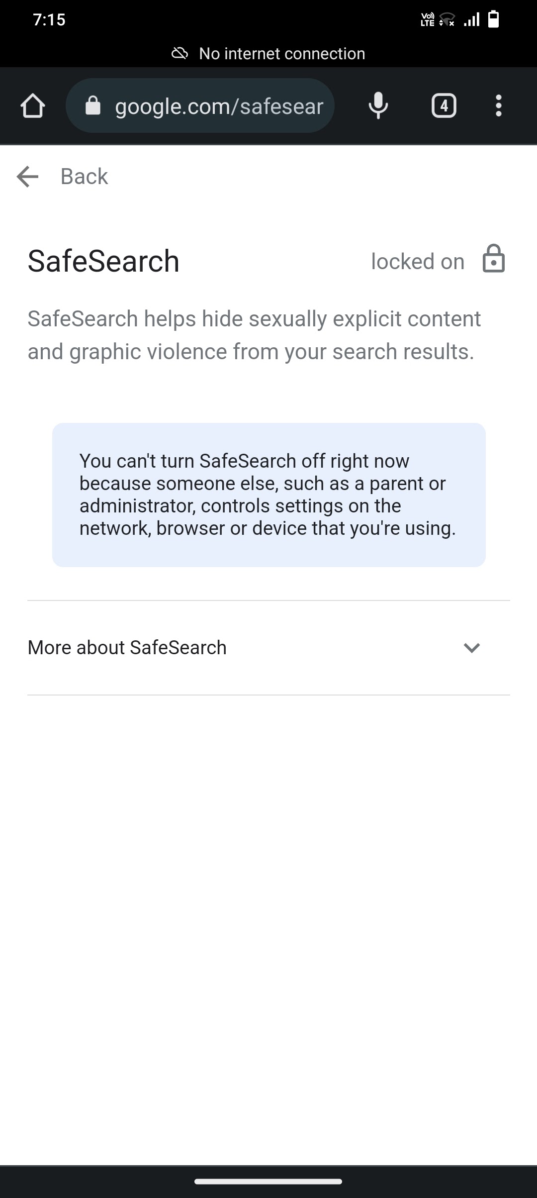 Maps Videos News: More Tools 1. Safesearch On, PDF, Internet Forum