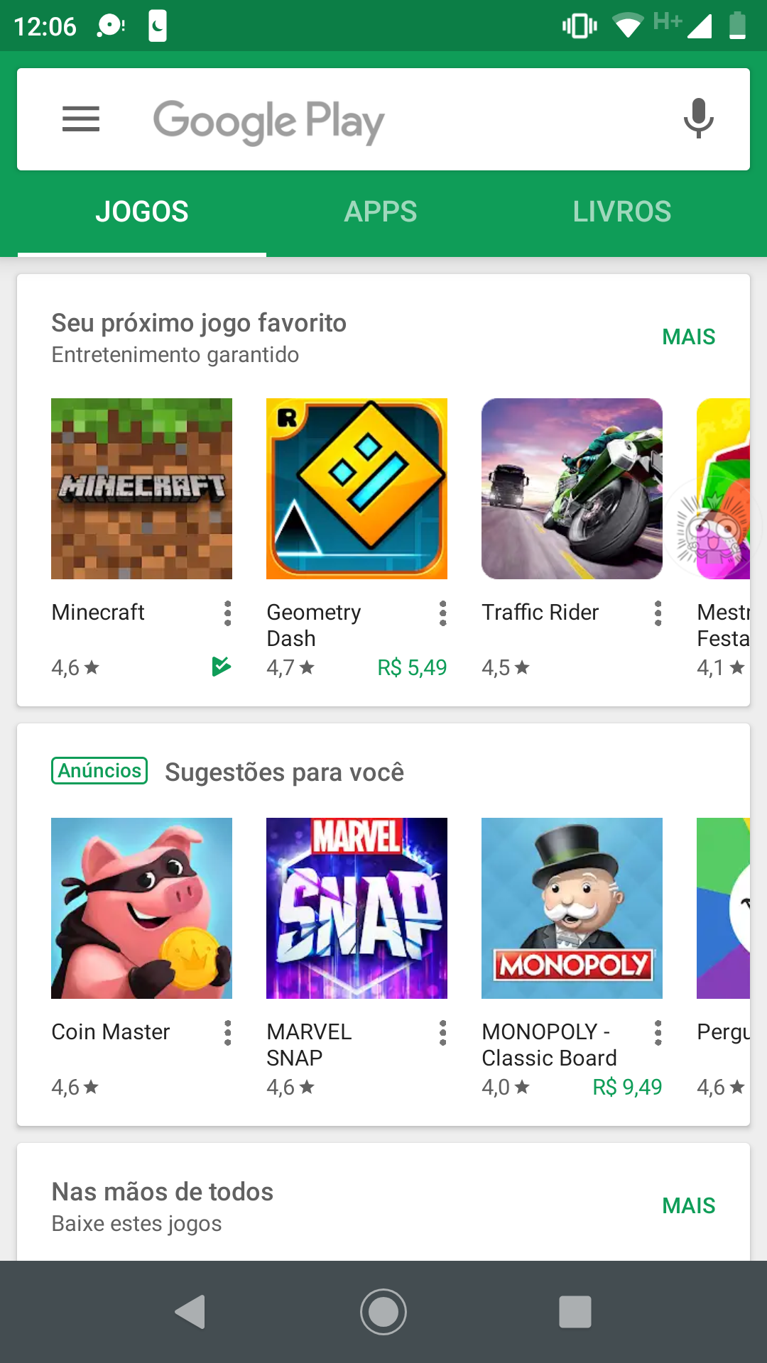 Não é possível instalar/atualizar apps na Play Store - Comunidade