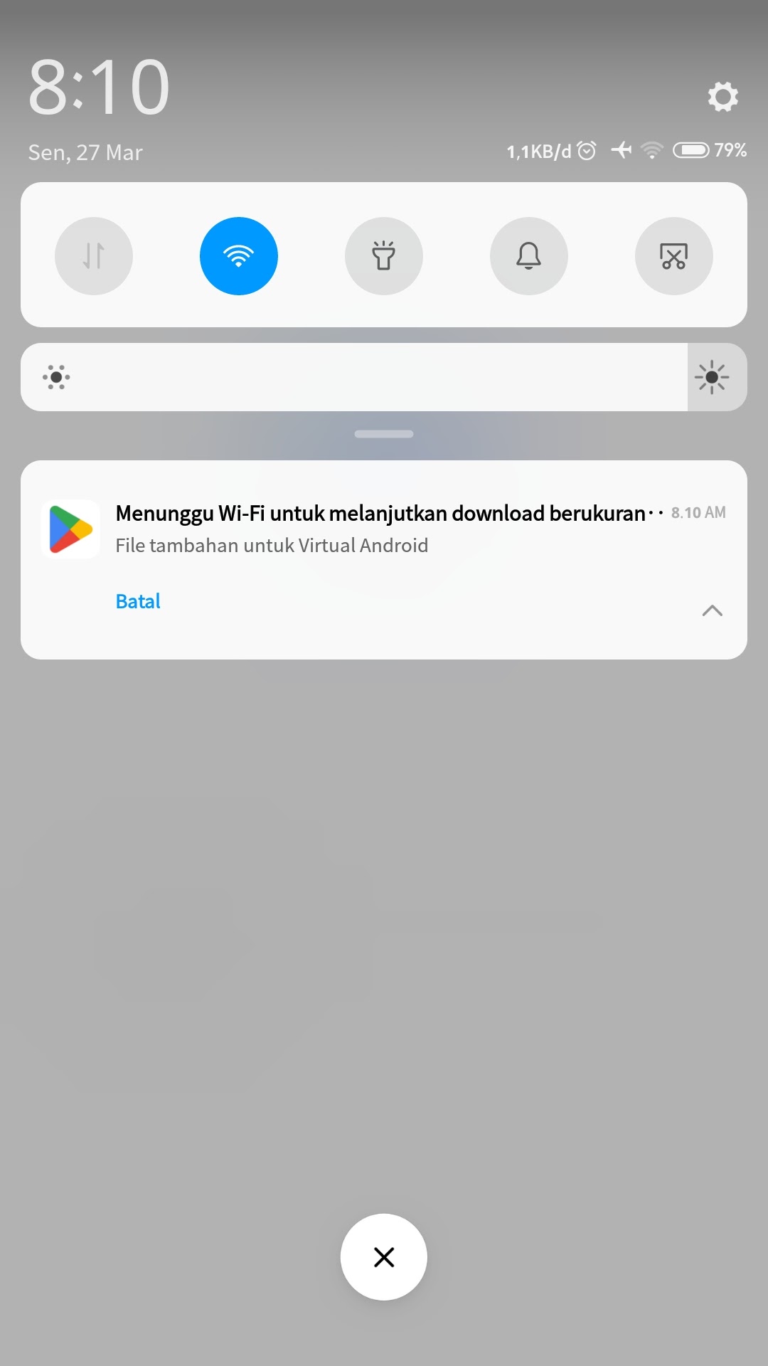Pause réseau de 1xBet APK — illustration Android 1