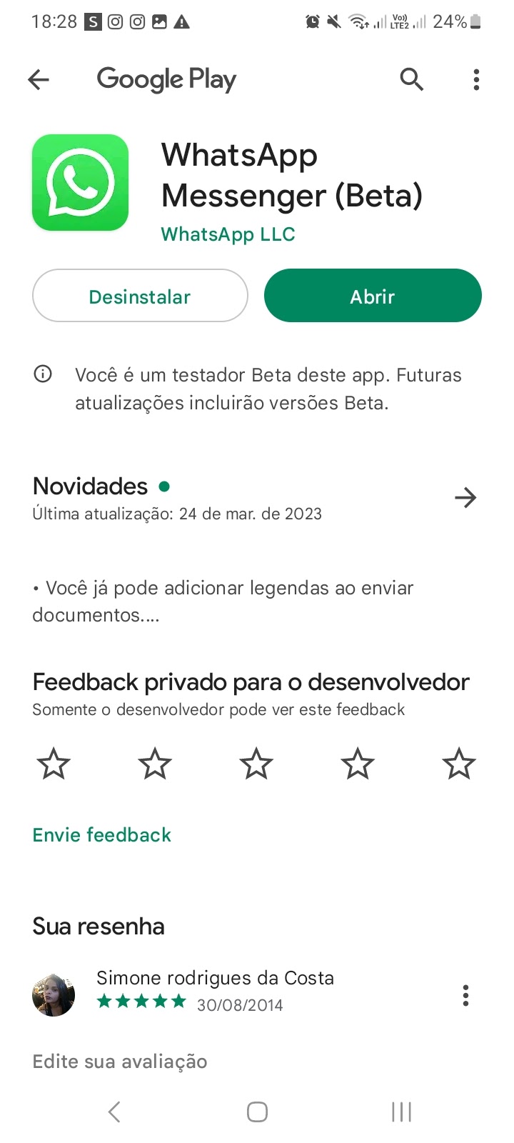 Playstore não abre