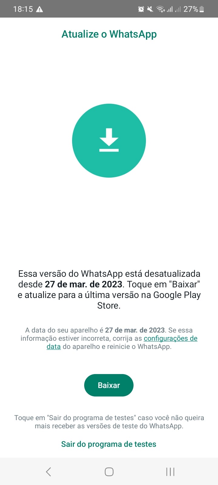 Playstore não abre