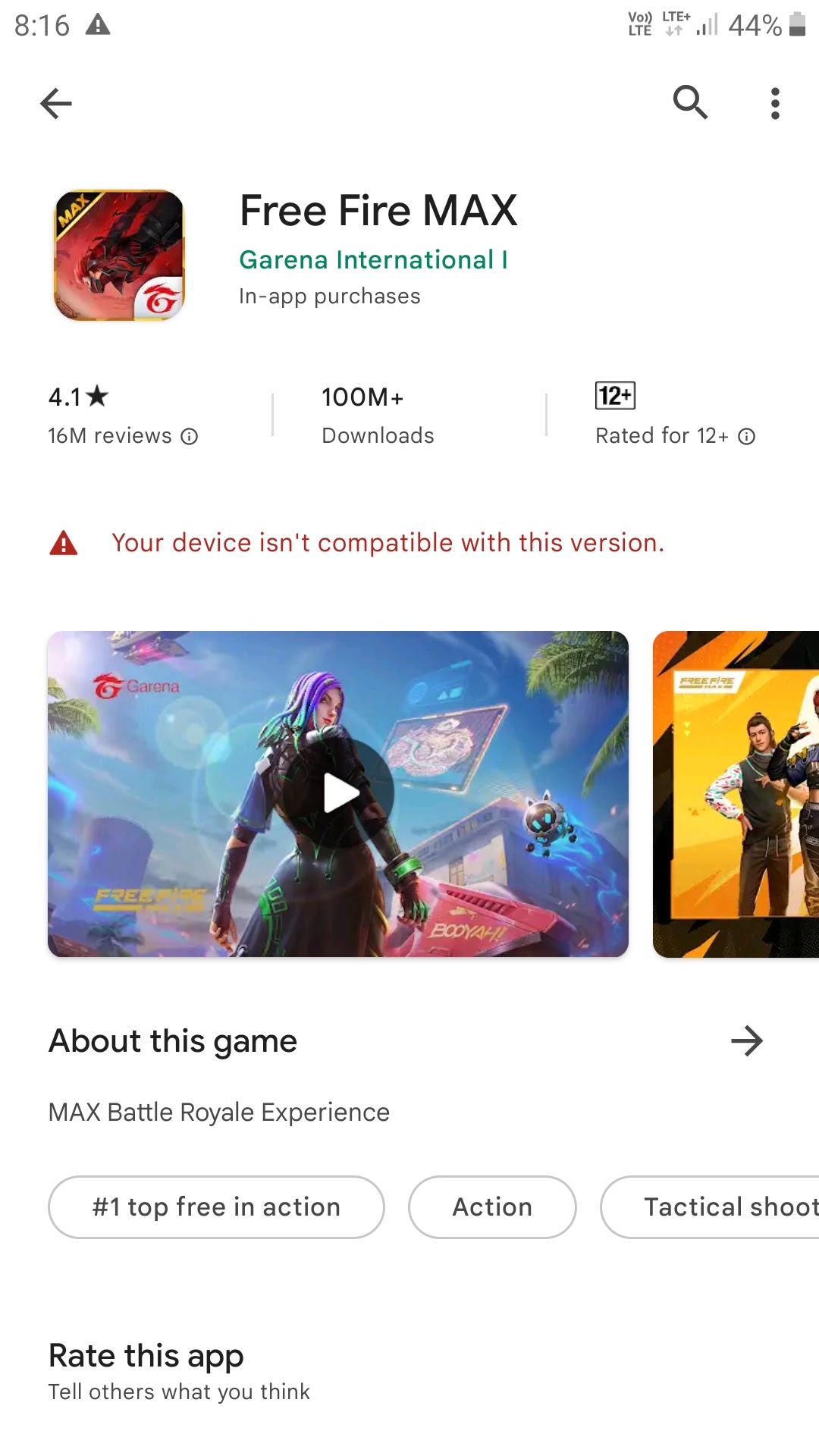 How To Download Free Fire Max In Play store