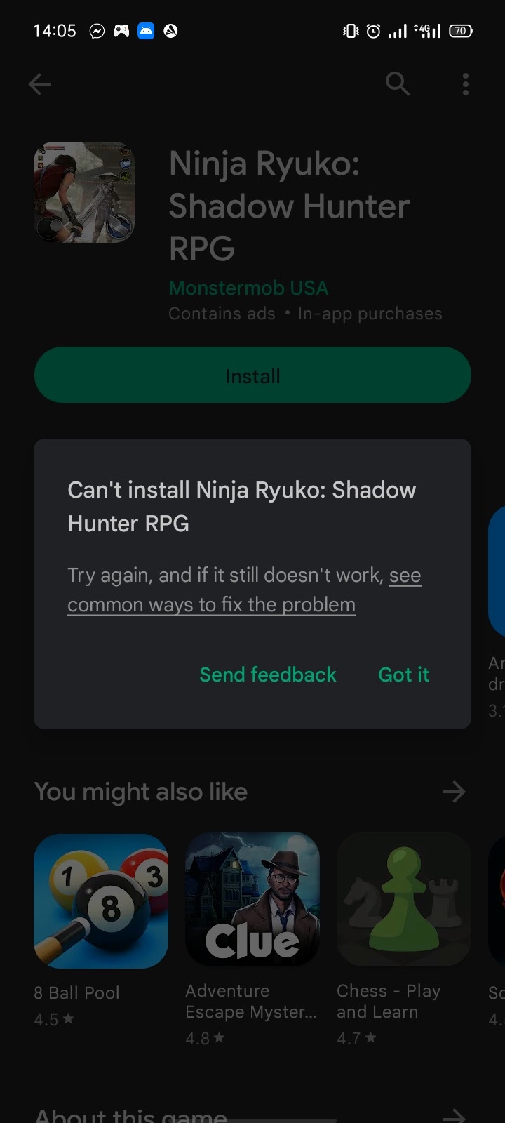 app not working - Google Play Community