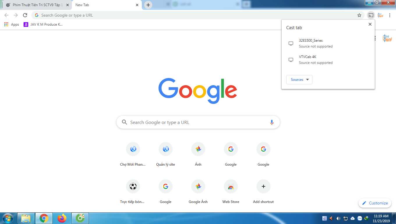 Truyền màn hình Chrome trên máy vi tính bàn lên smart tivi - Cộng ...