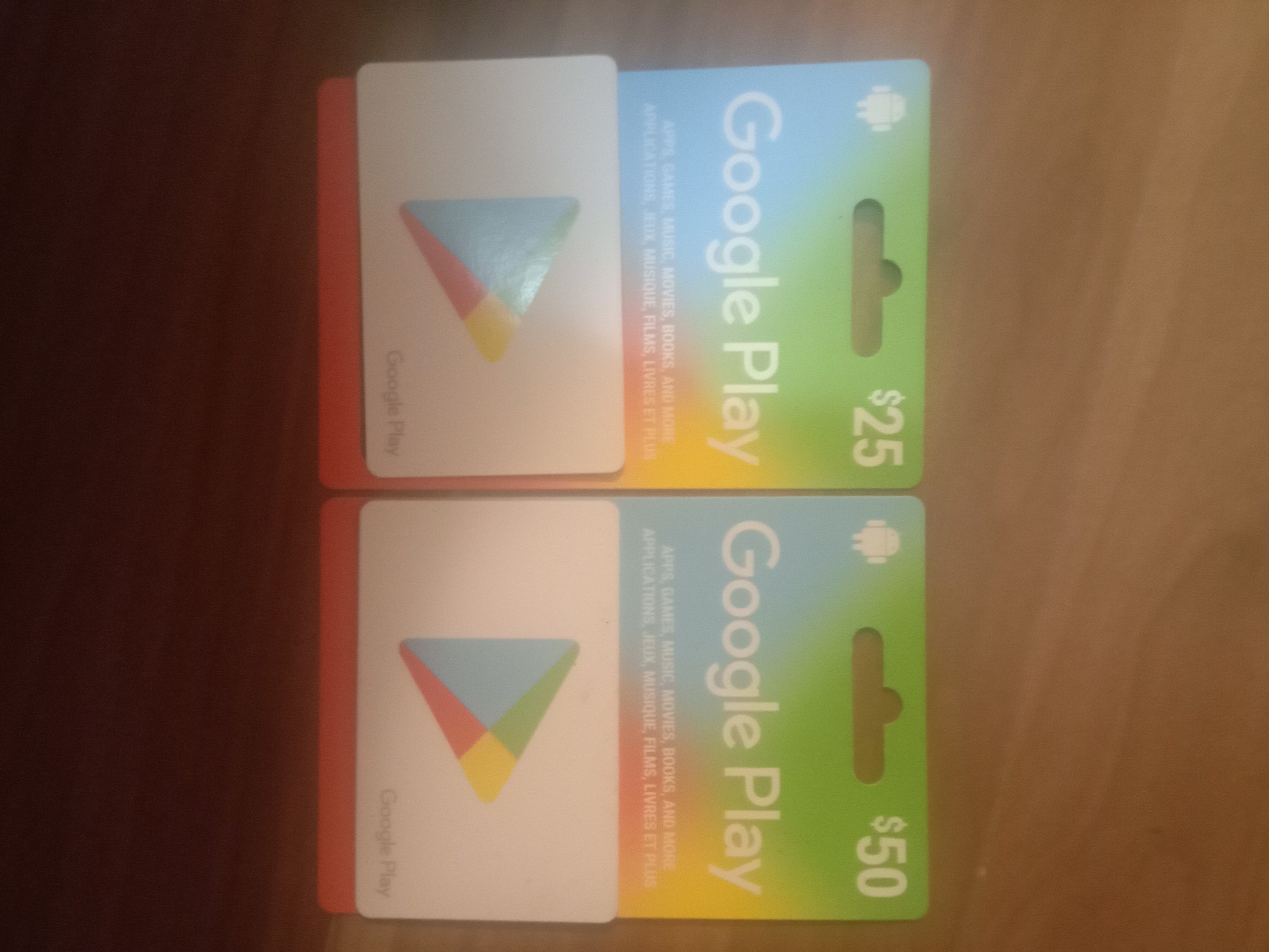 Cheapest Google Play Gift Card 25 USD | livecards.net