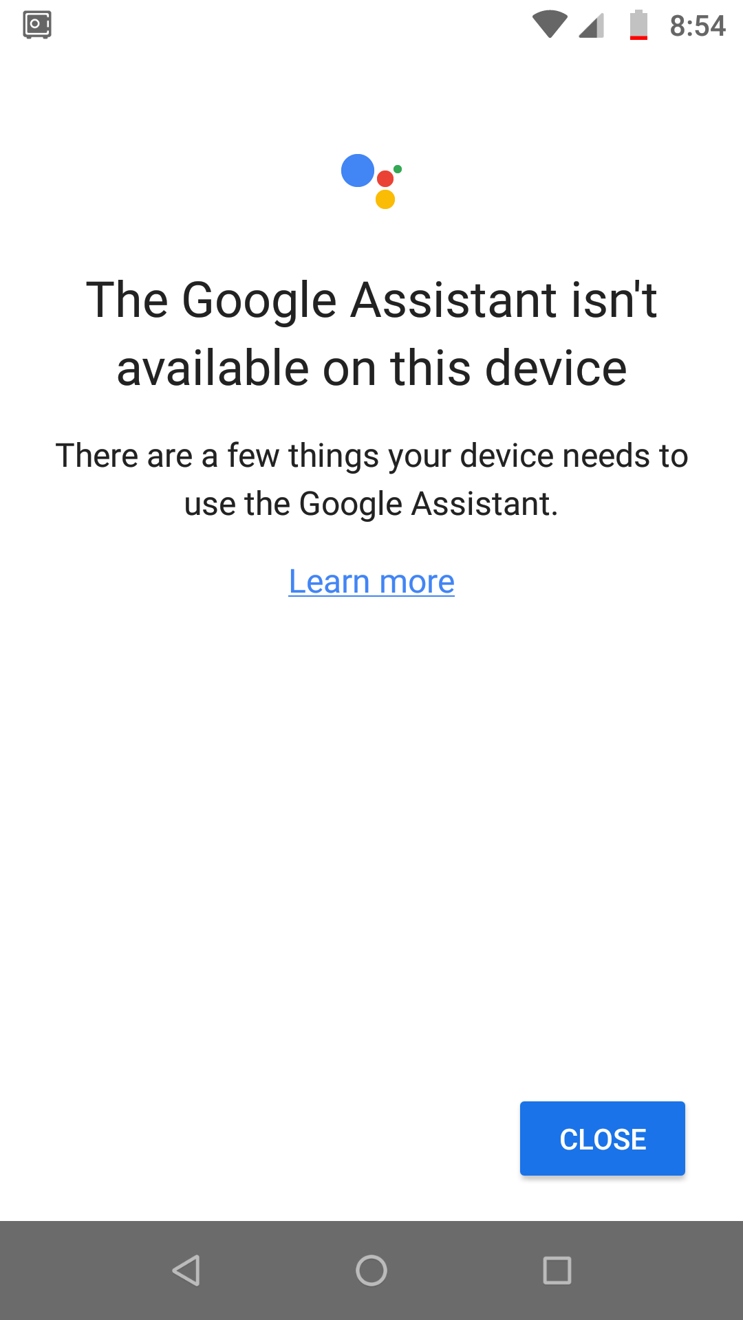 Google Assistant Didn't work on my Motorola G4 Plus . All Apps Updated .  Can you Explain me Why ? - Google Assistant Community