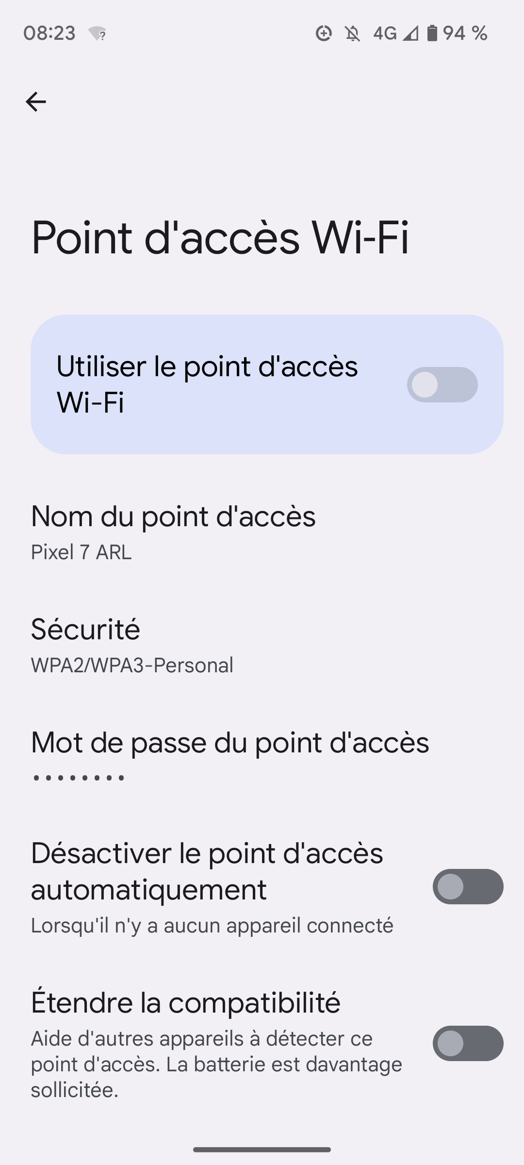 Impossible d'activer pont d'accès wifi - Communauté Google Pixel