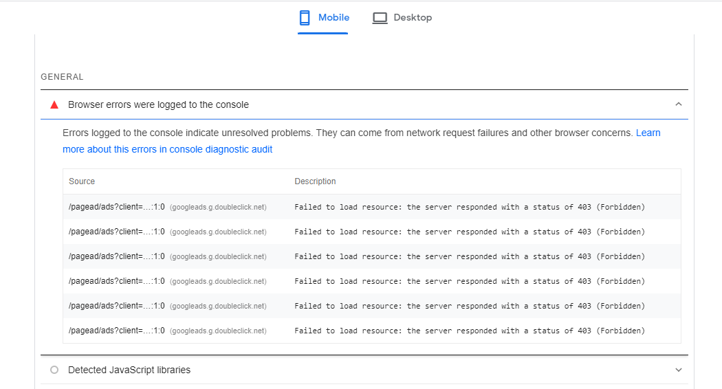 Diagnosing 403 Forbidden Errors