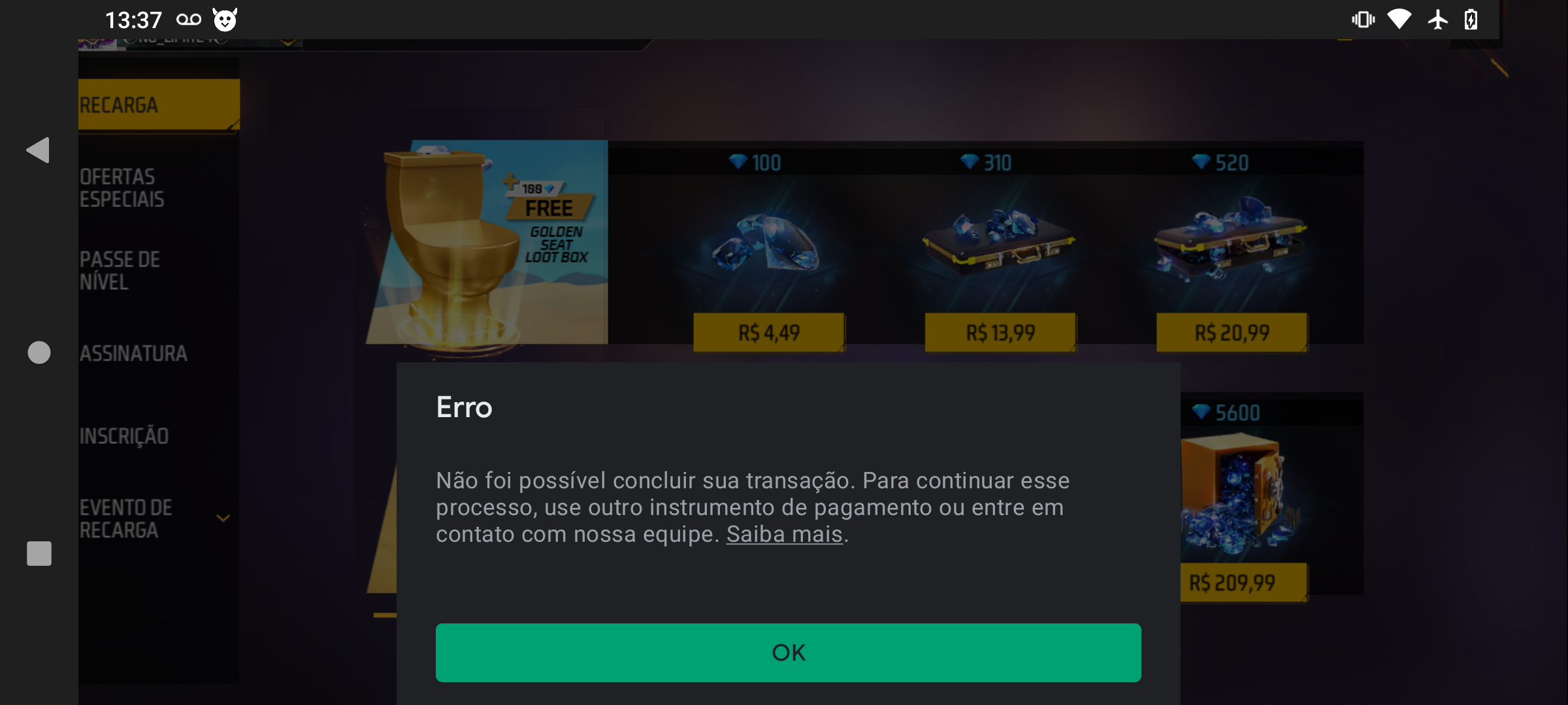 NÃO CONSIGO VER OS EVENTOS DOS JOGOS! - Comunidade Google Play