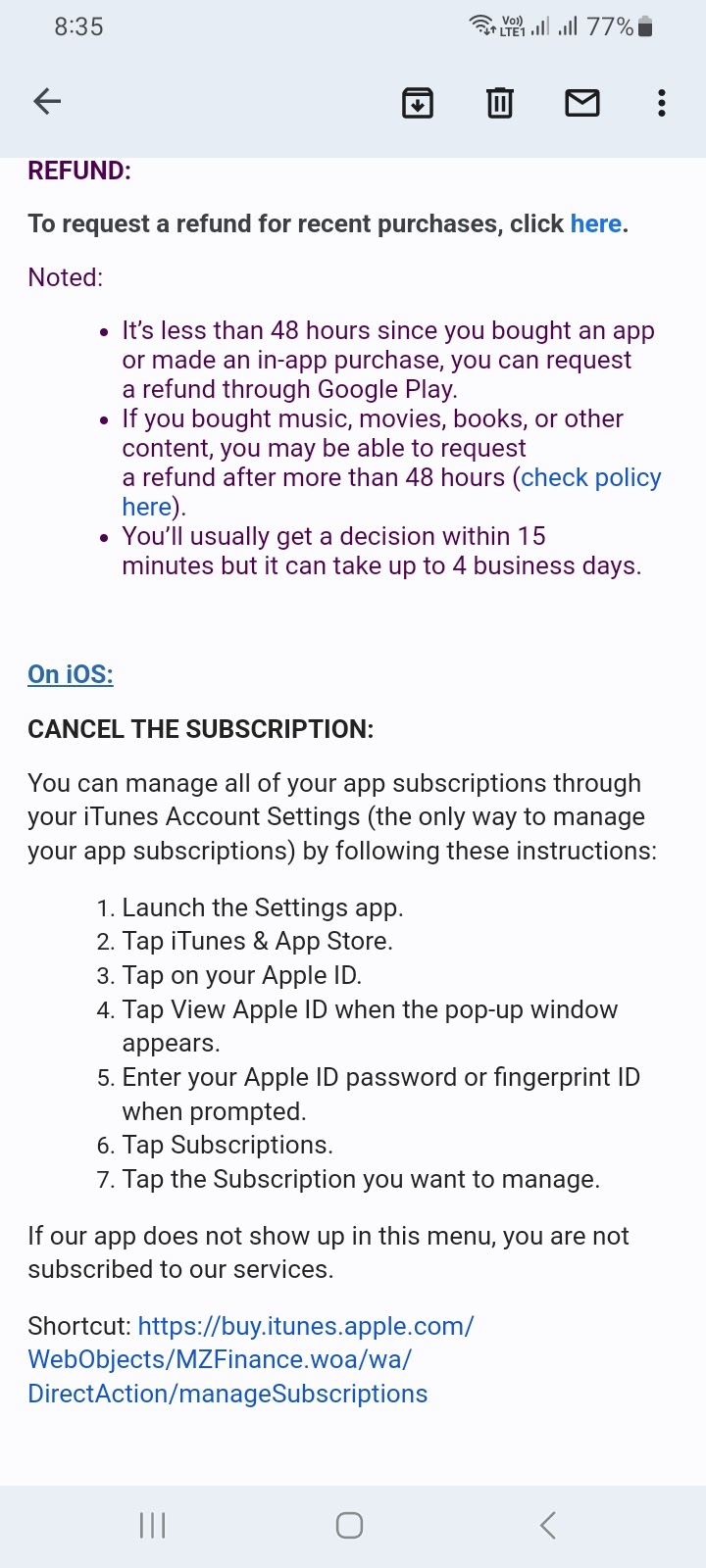 Request a refund for apps or content that you bought from Apple - Apple  Support