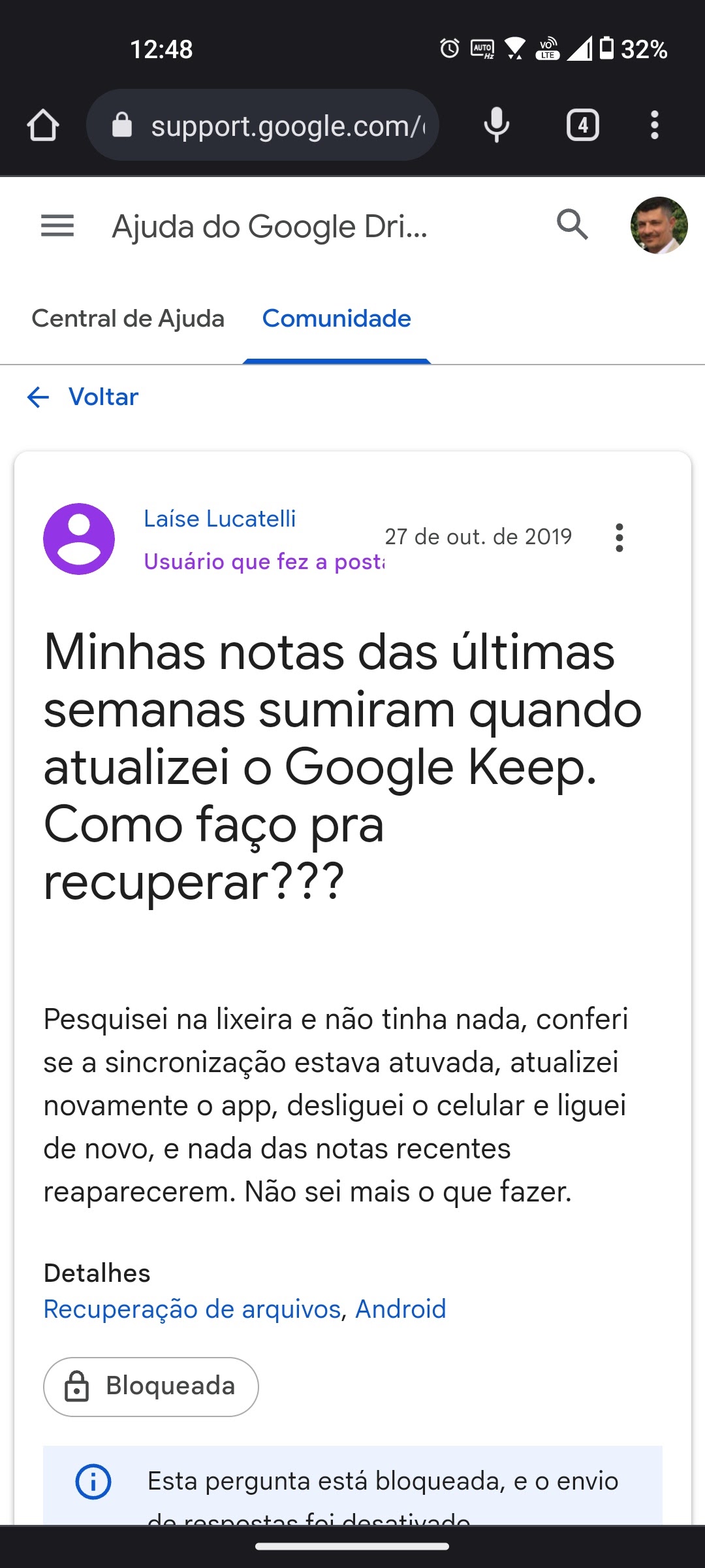 Não está aparecendo pessoas no fotos - Comunidade Google Fotos