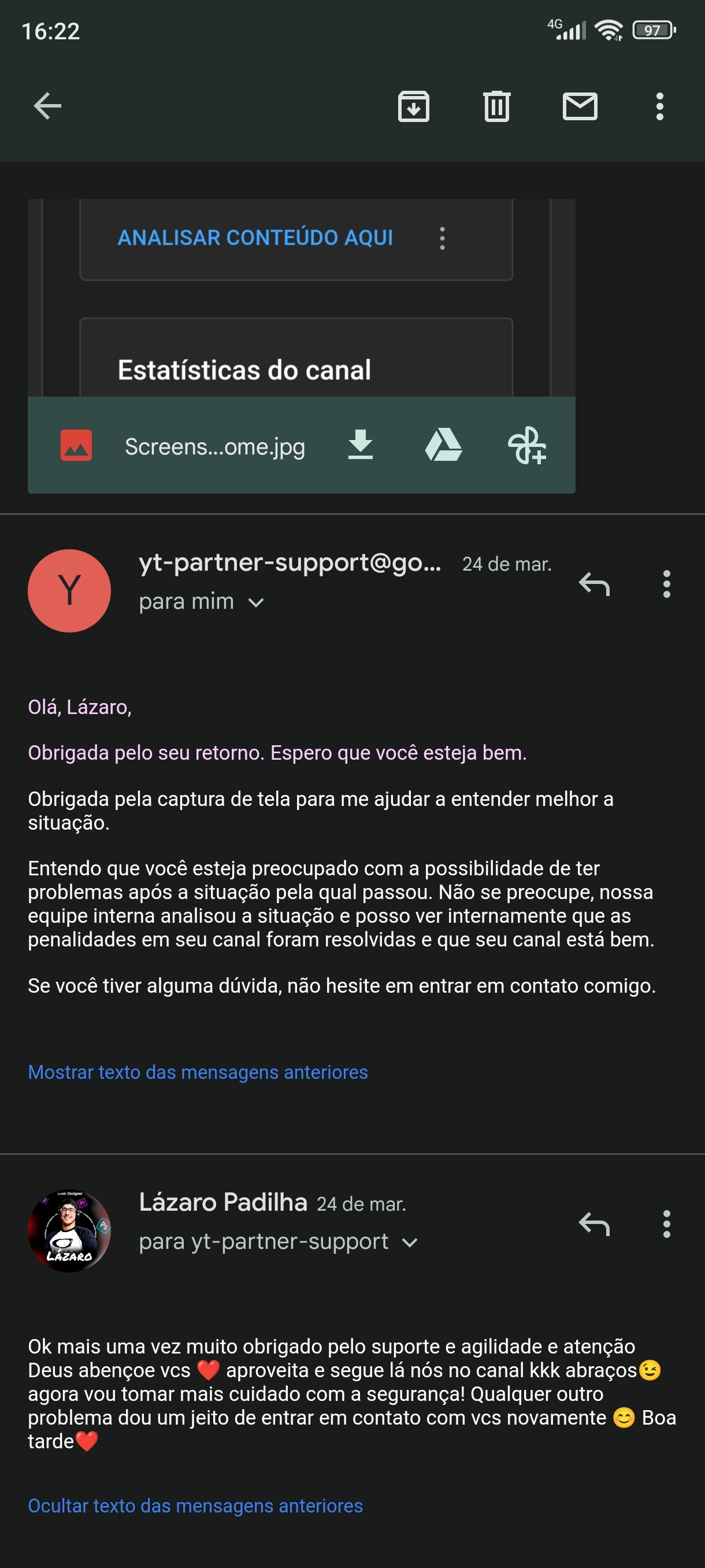 Conta banida injustamente, após se hackeada e postarem vídeos de