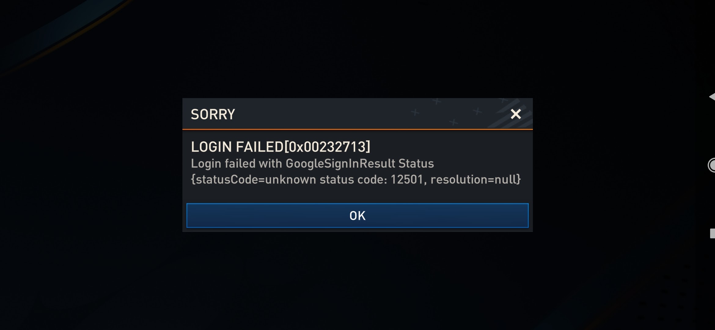 Google Play Games Login Failure : r/arkmobile