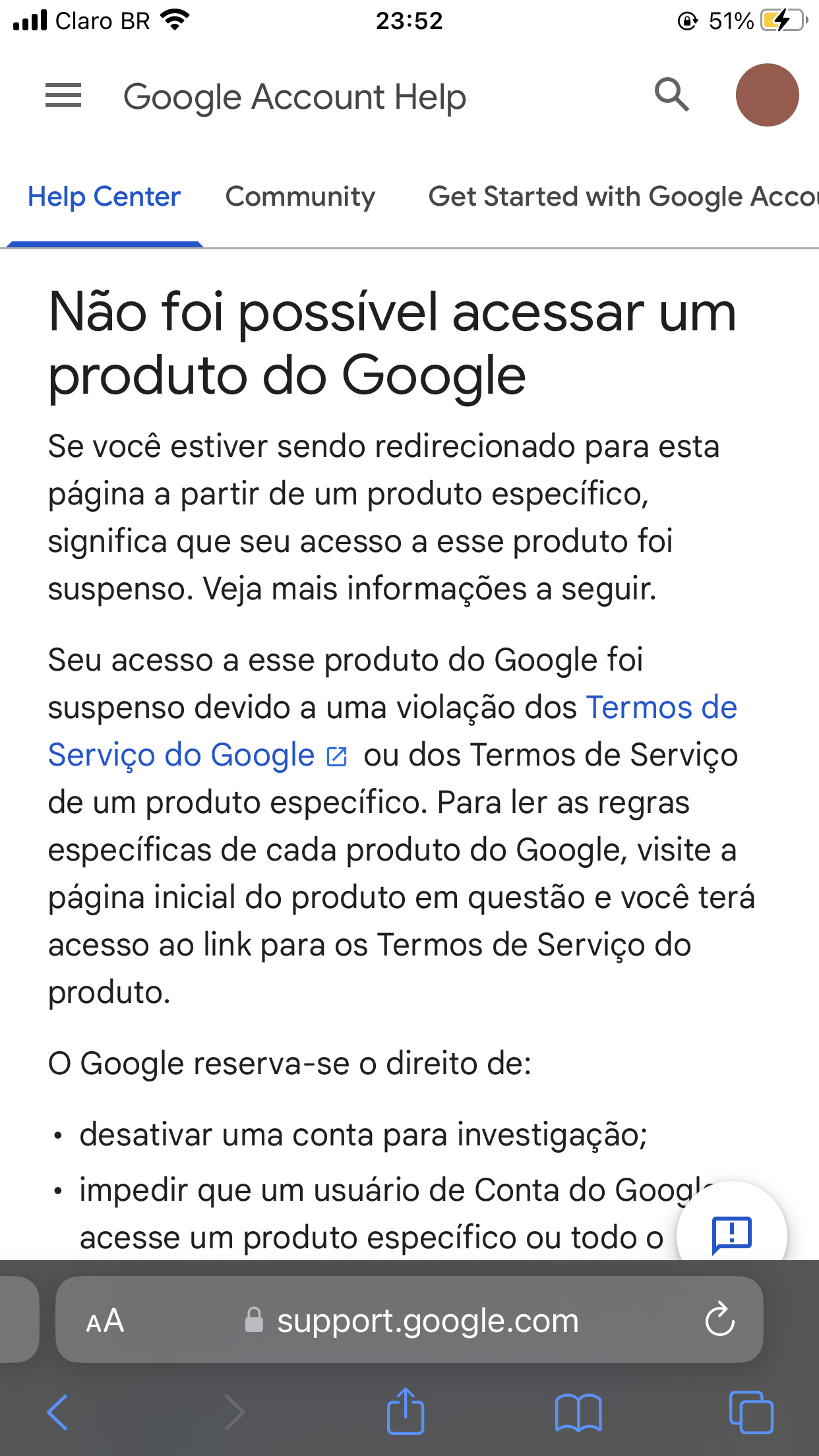 Não consigo recuperar minha conta google pois perdi o numero e o email de  recuperação - Comunidade Google Play