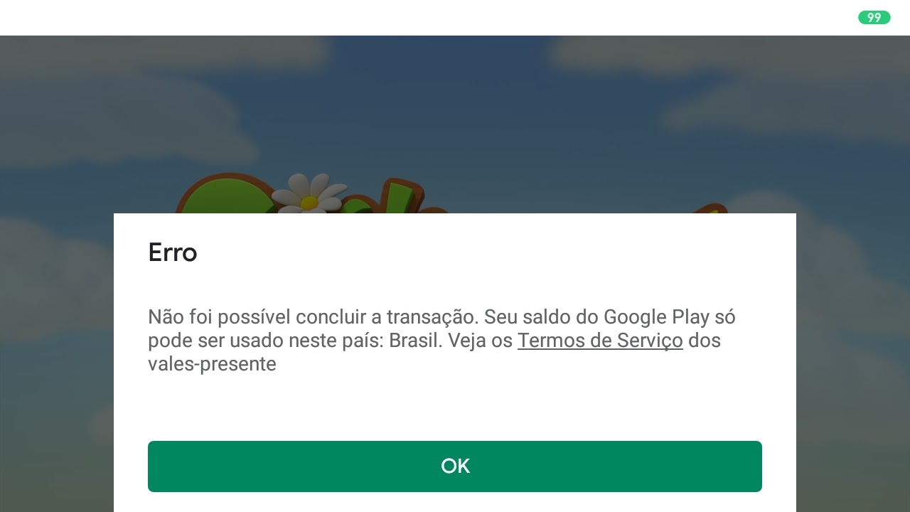 Não consigo usar meu saldo Google play! - Comunidade Google Play