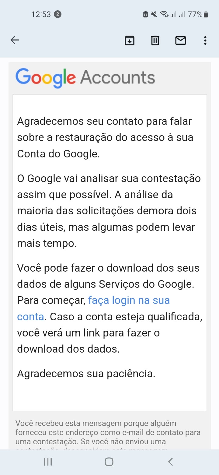 Minha conta esta dizendo que nao esta qualificada para recebe a oferta o  que faço - Comunidade Google Play