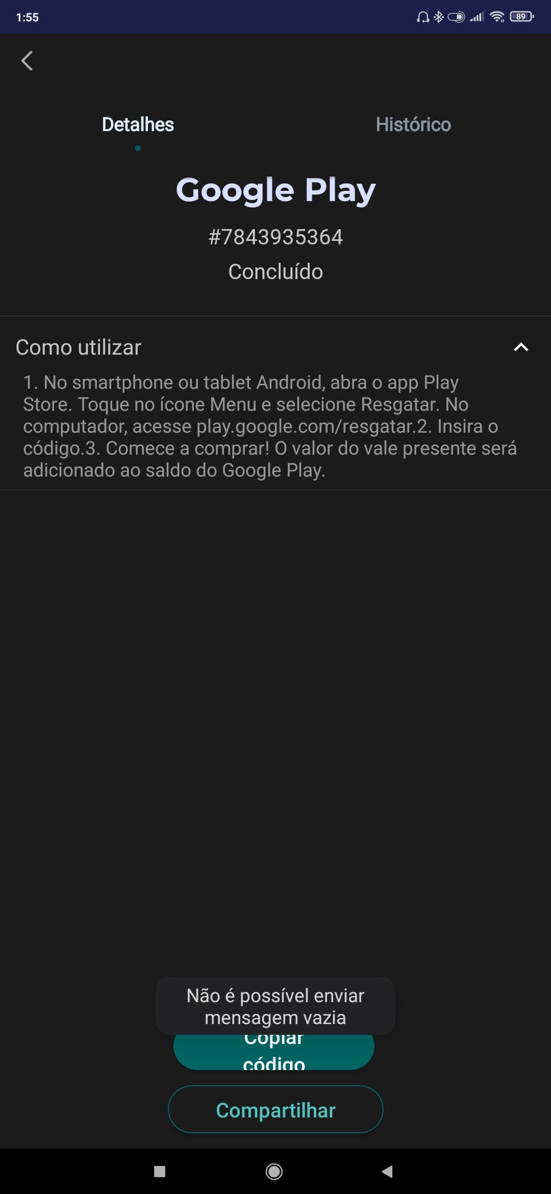 Compra de diamante - Comunidade Google Play