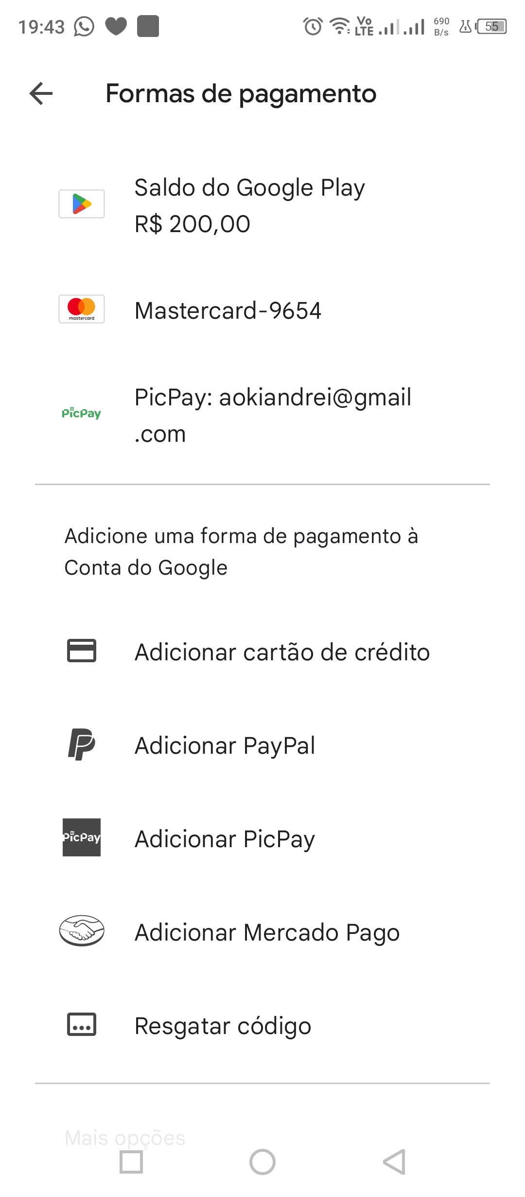 Gostaria de reebolsar minha compra não fui eu que comprei - Comunidade Google  Play